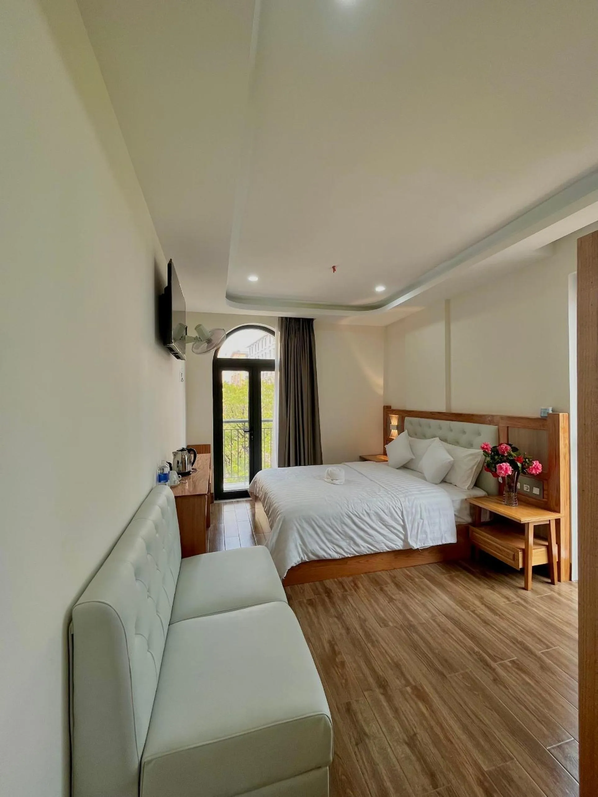 Bed in SK BOUTIQUE HOTEL