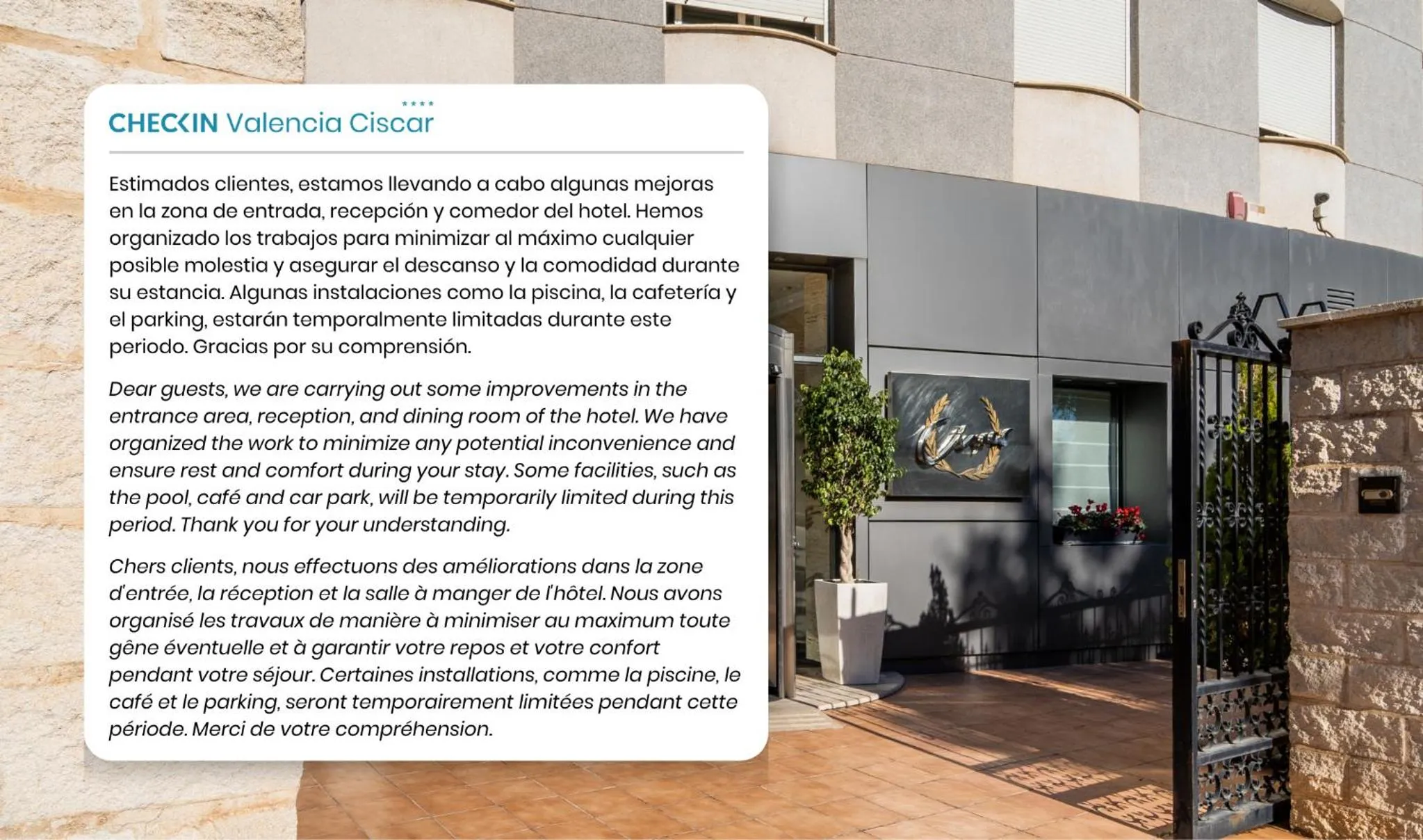 Checkin Valencia Ciscar