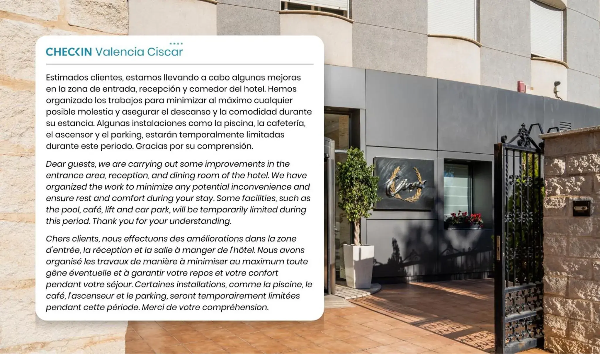 Property building in Checkin Valencia Ciscar Property building in Checkin Valencia Ciscar