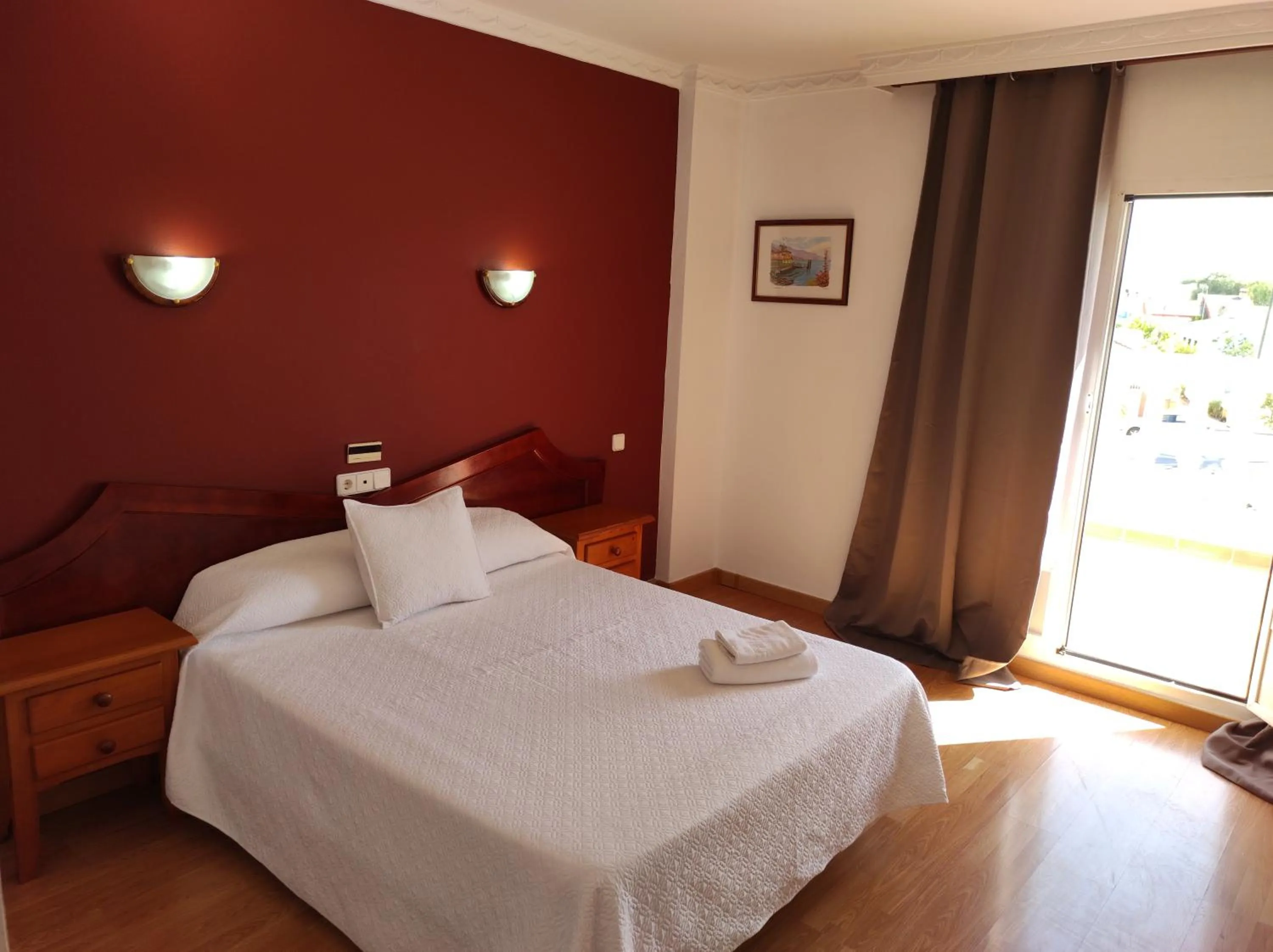 Bed in Hotel Carabela Santa María