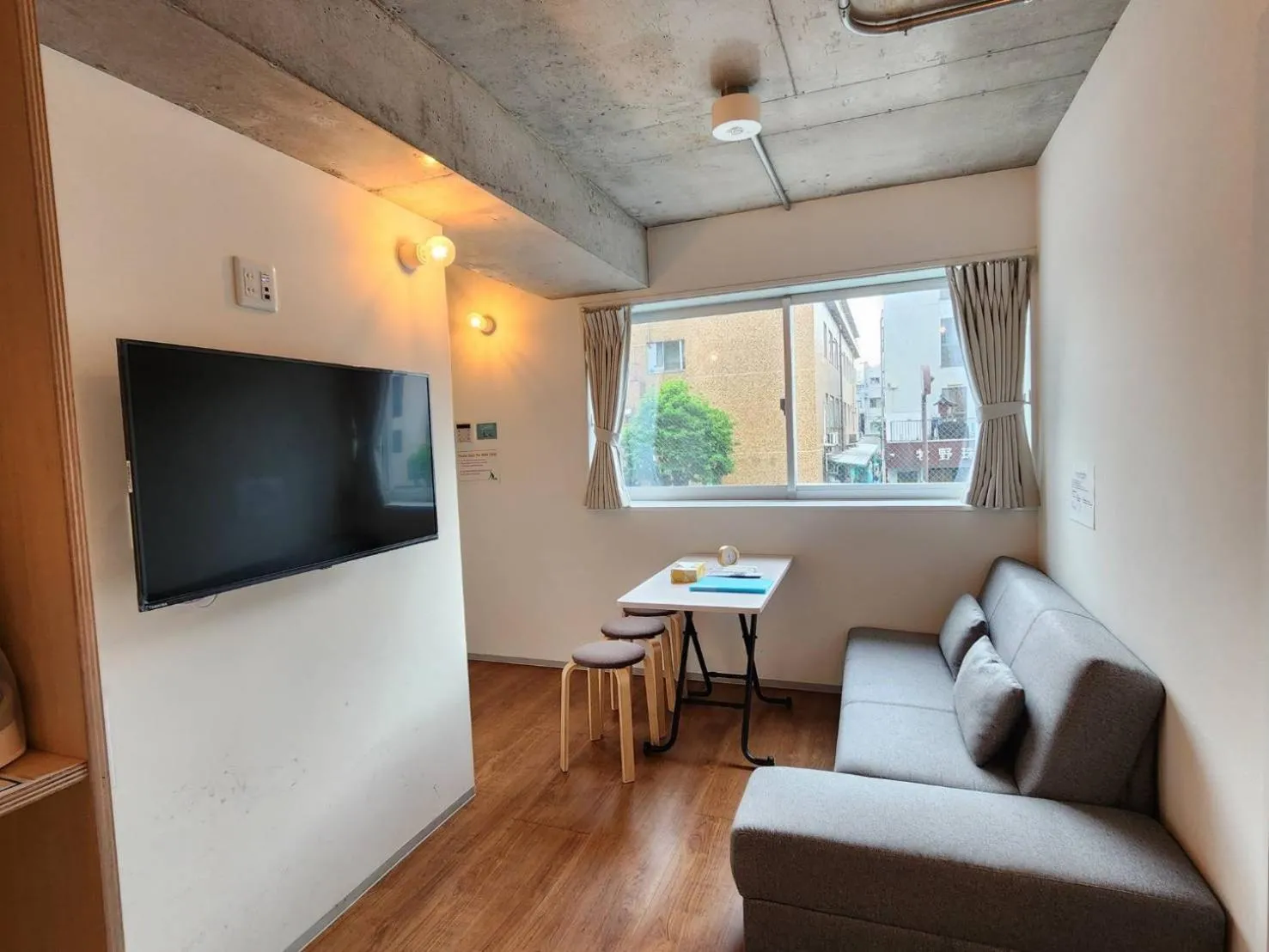 Living room in PRISM Inn Komagata Asakusa