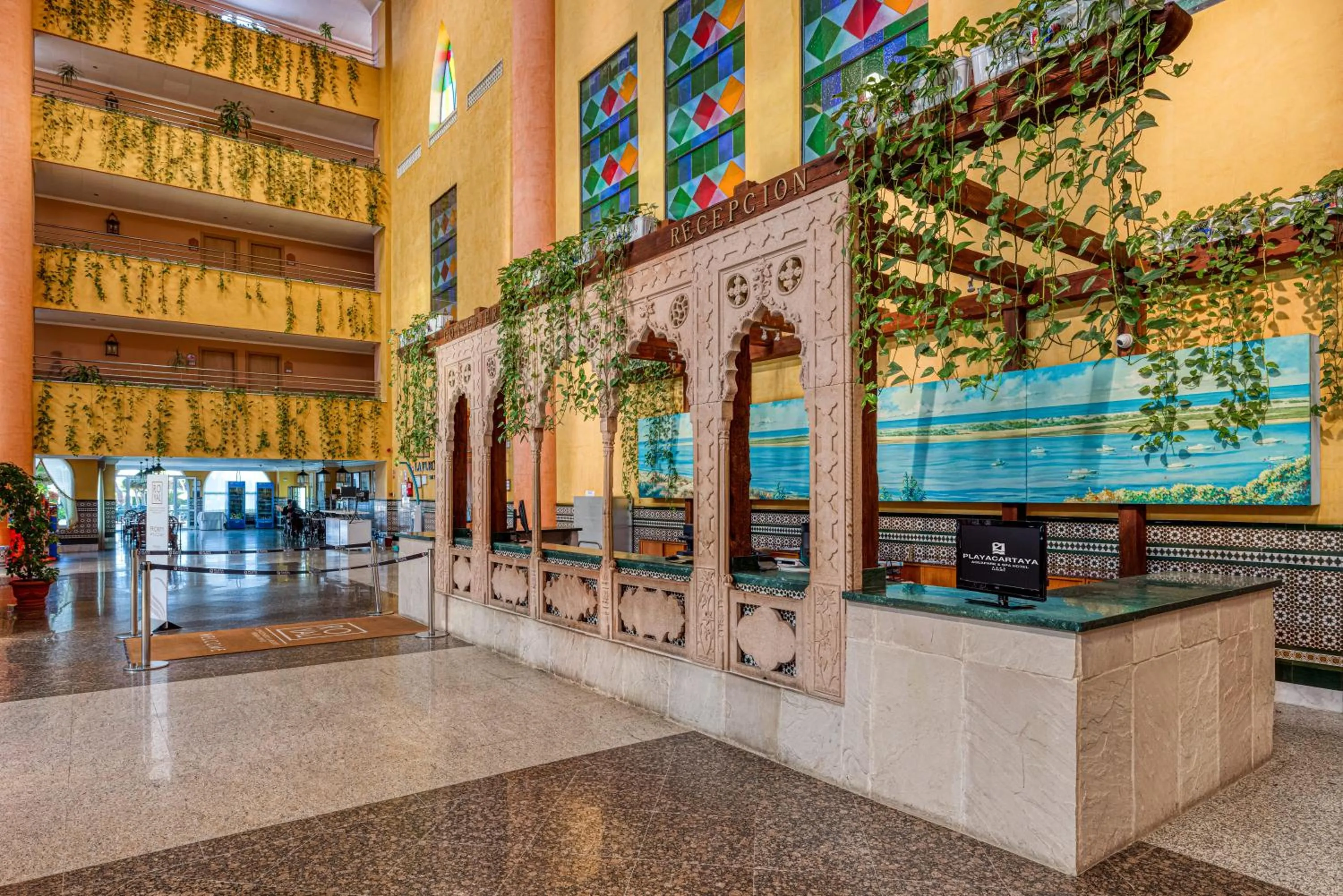 Lobby or reception in Playacartaya