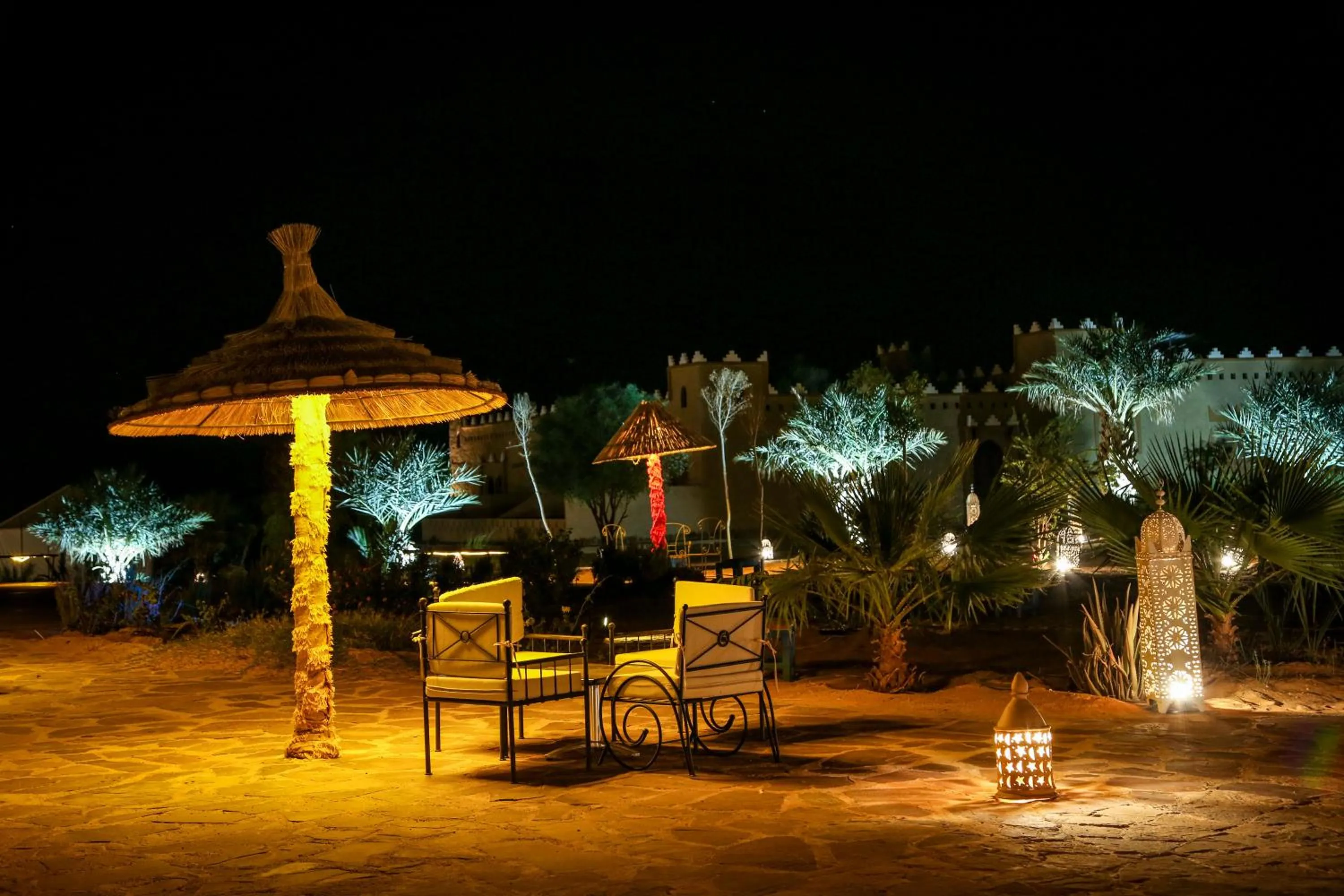Garden in Yakout Merzouga Luxury Camp