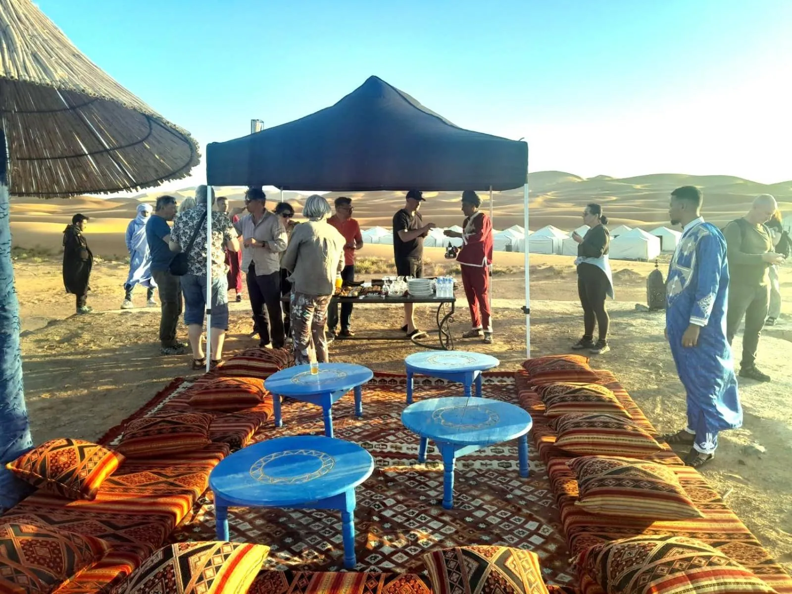 Patio in Yakout Merzouga Luxury Camp