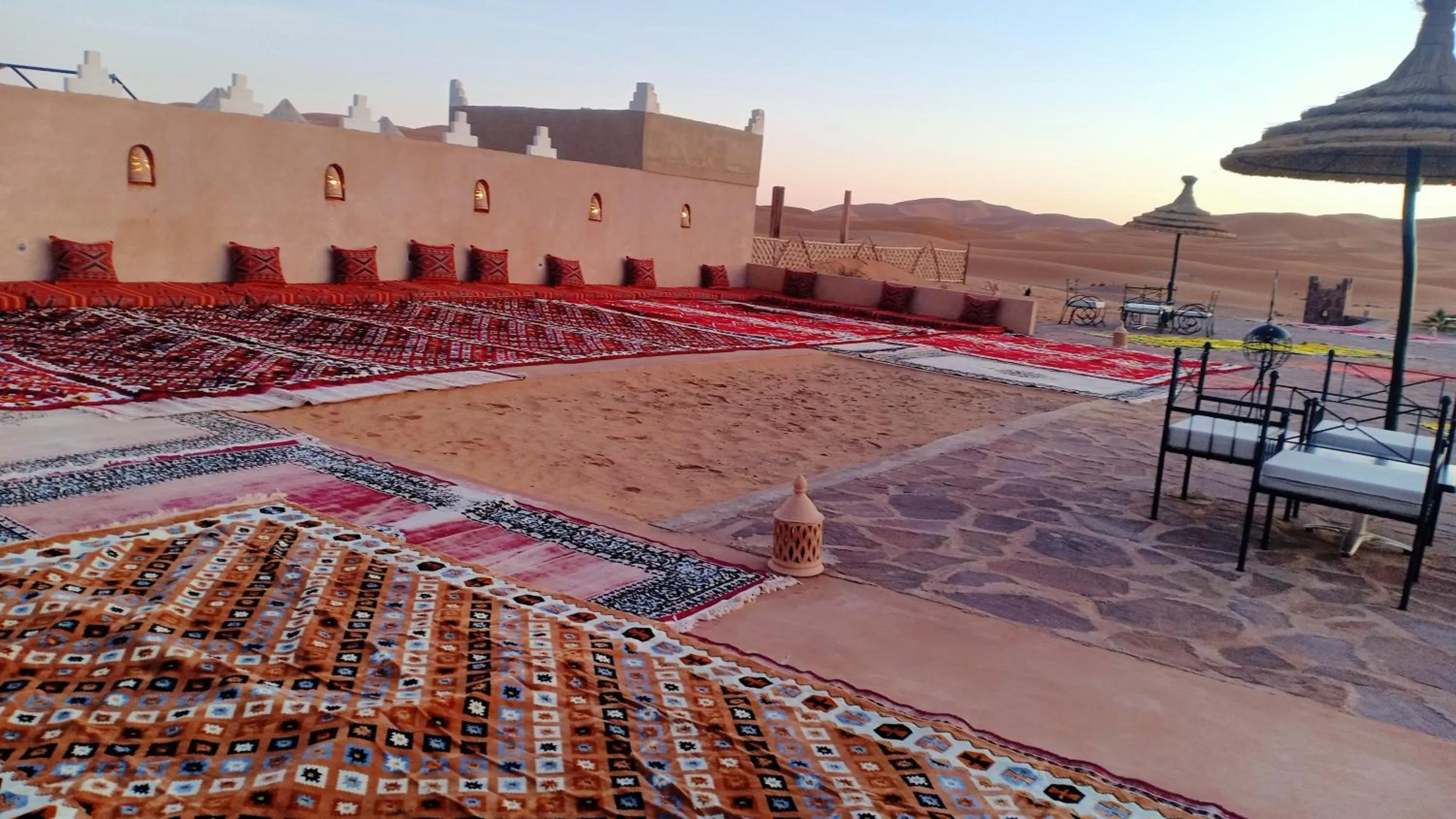 Natural landscape in Yakout Merzouga Luxury Camp