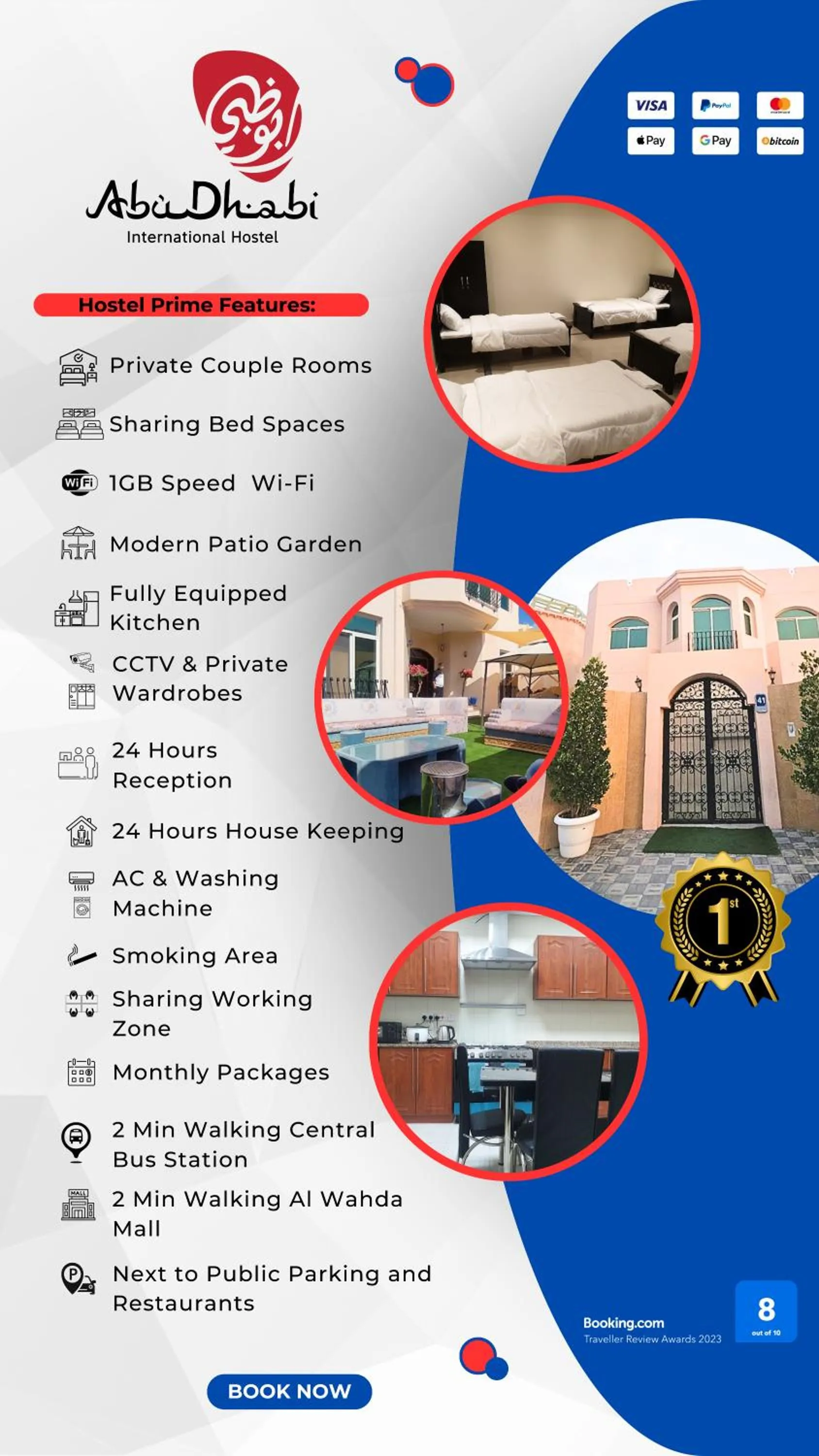 International Abu-Dhabi Hostel Villa