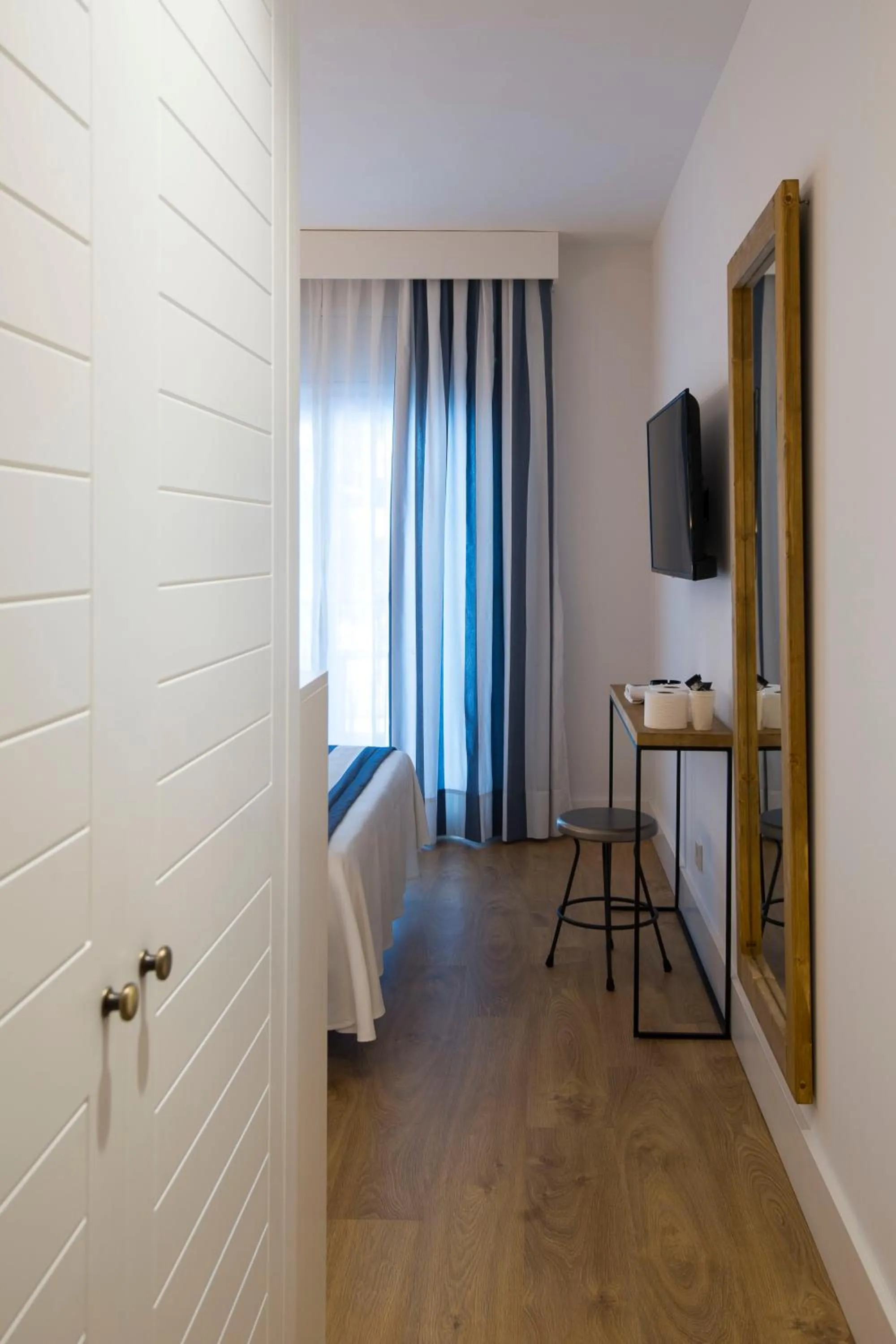 Bed in Hotel Els Pins