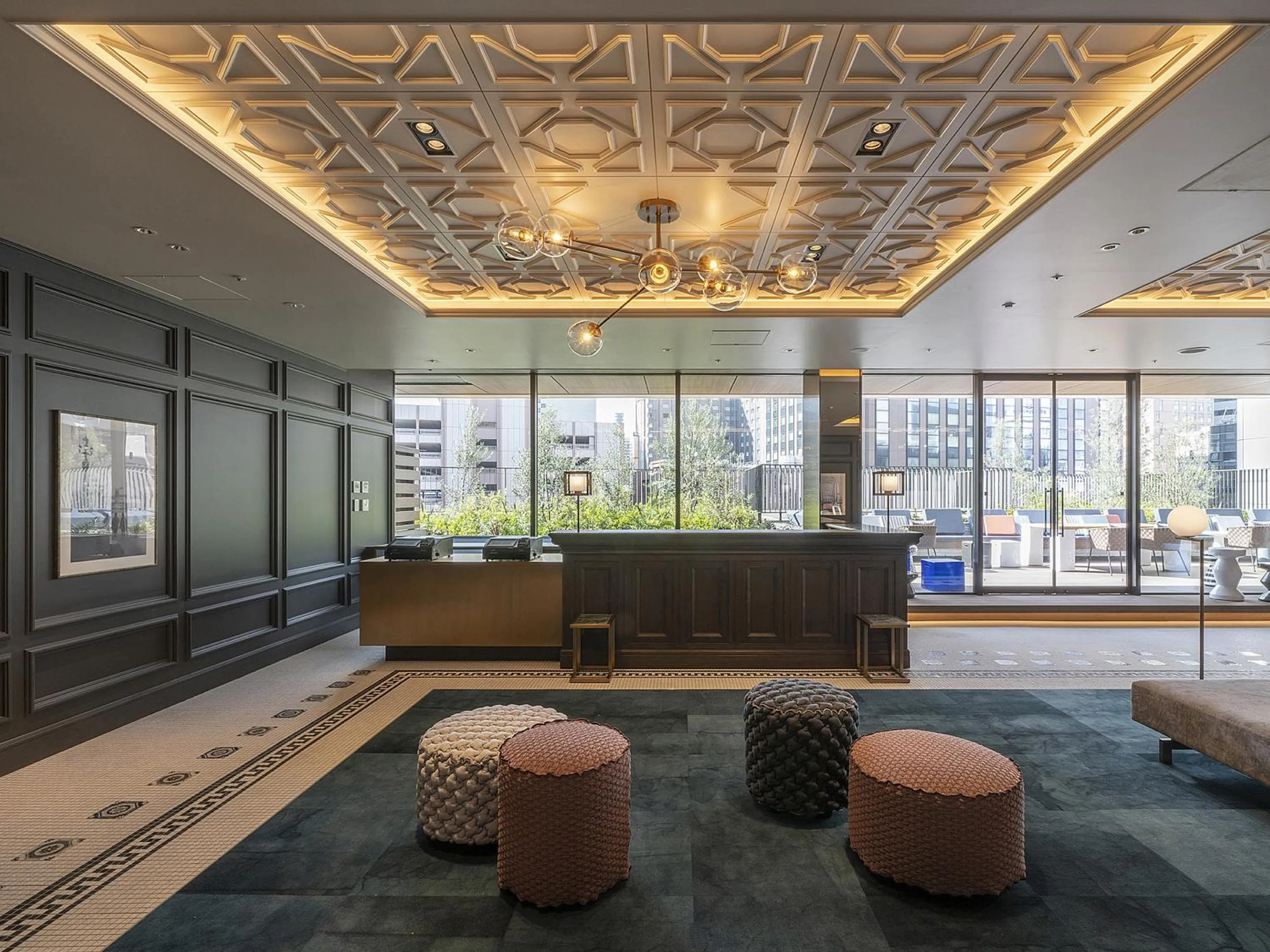 Lobby or reception in GINZA HOTEL by GRANBELL