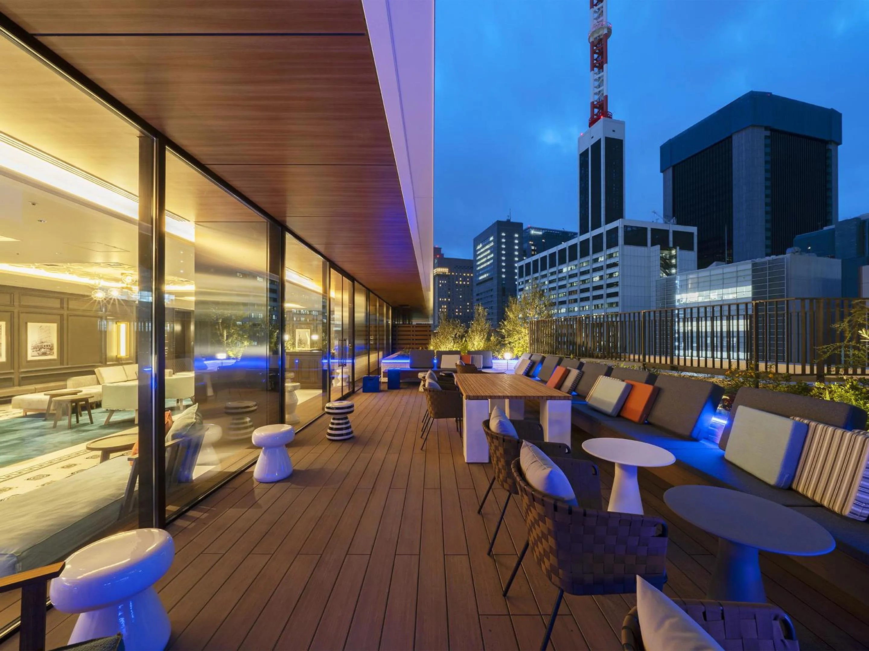 Balcony/Terrace in GINZA HOTEL by GRANBELL