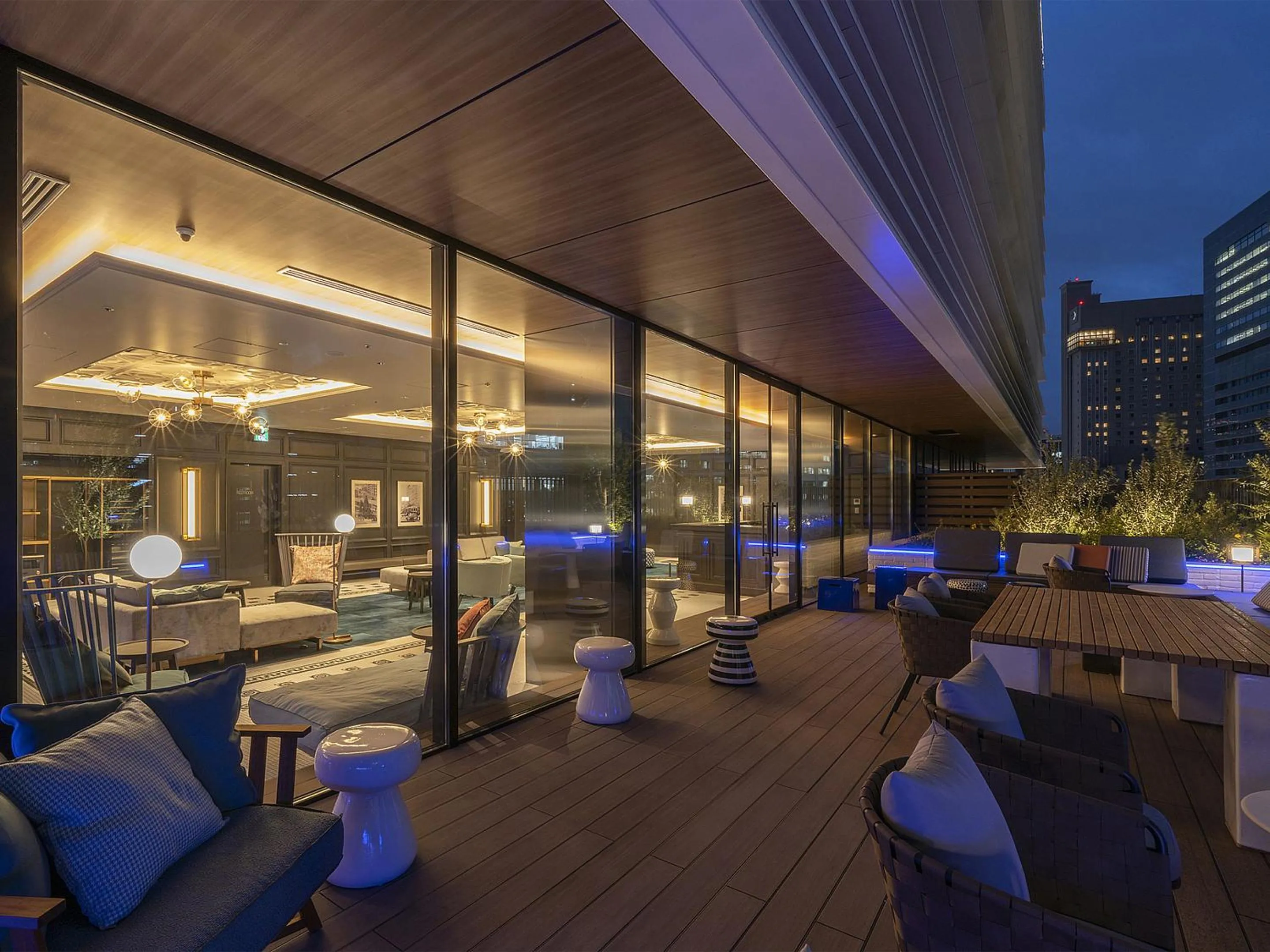 Balcony/Terrace in GINZA HOTEL by GRANBELL