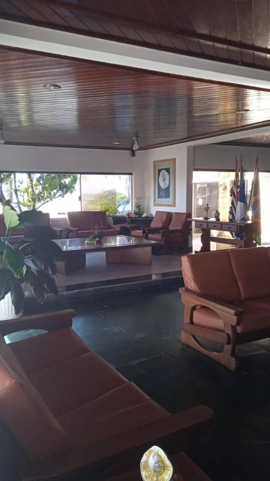 Communal lounge/ TV room in Ancora Peruibe Hotel