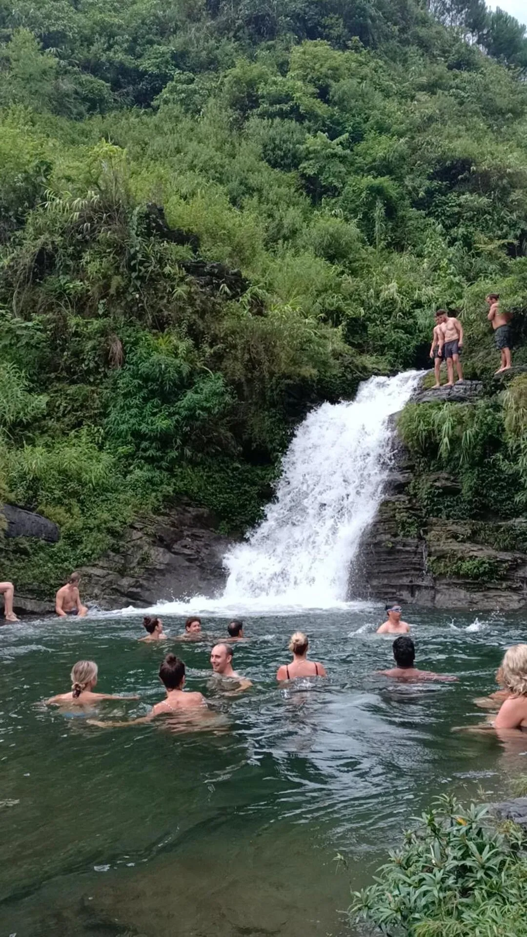 People in Sky Bay Lodge