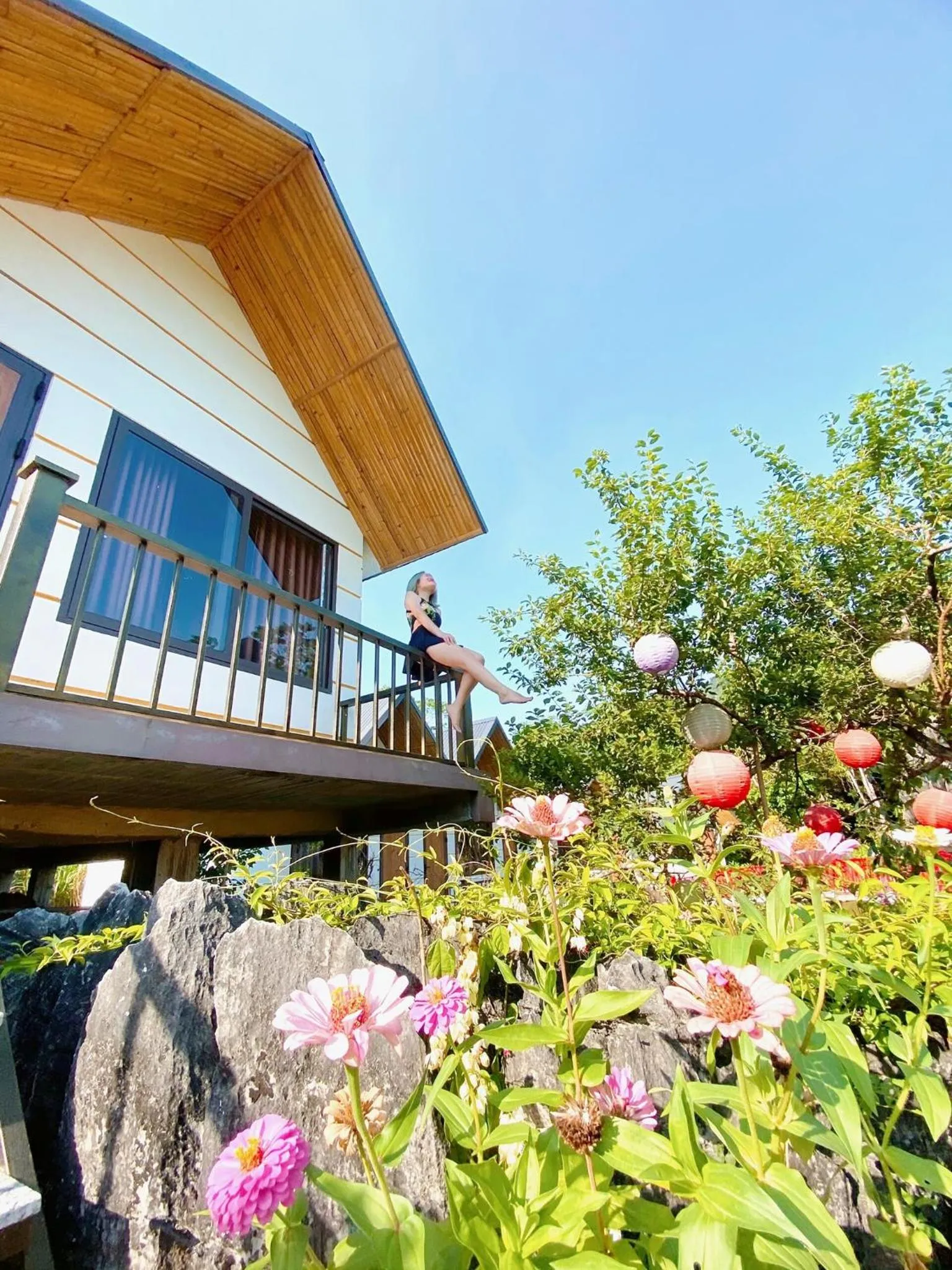 Garden view in Sky Bay Lodge