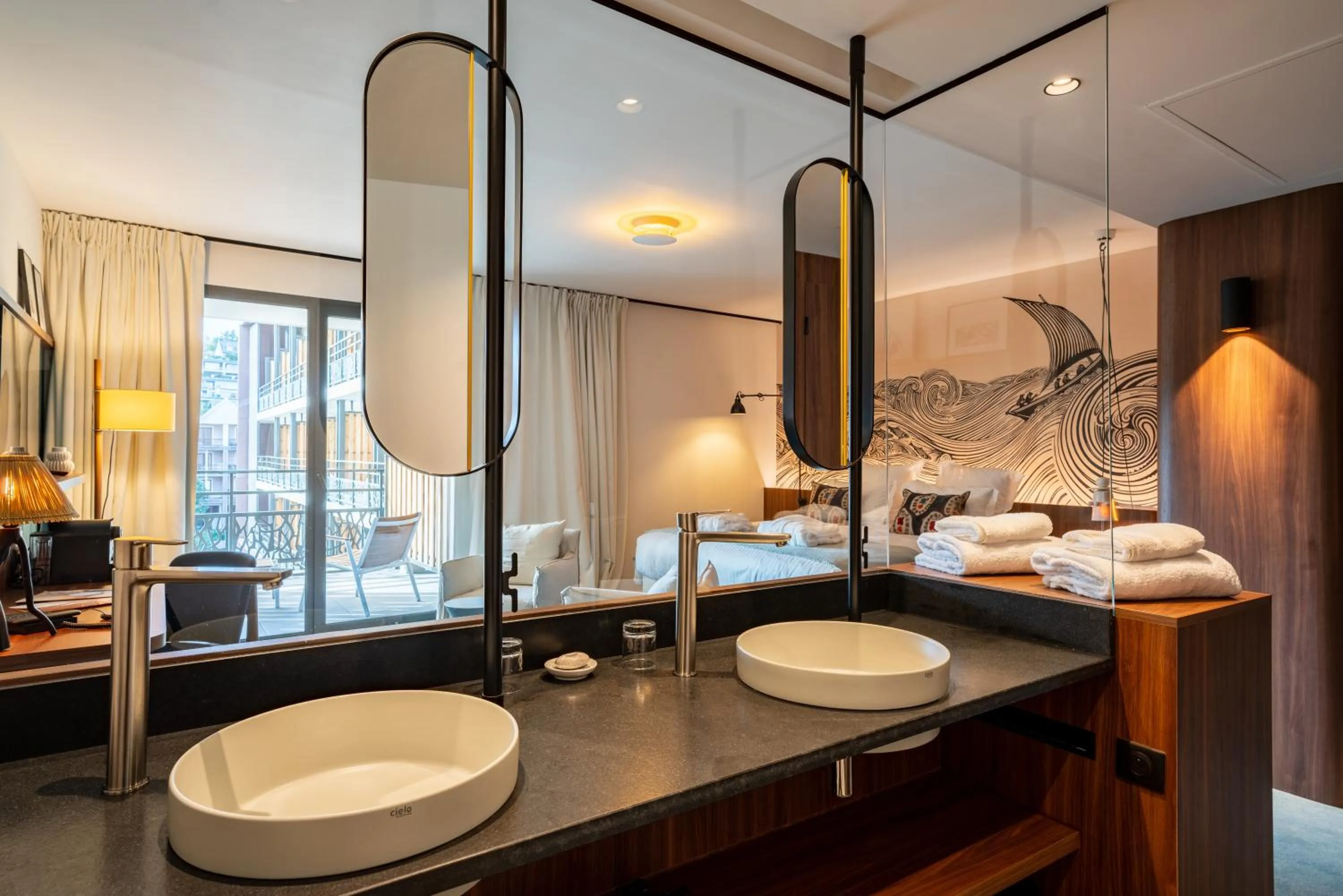 Bathroom in Hôtel Roz Marine Thalasso Resort