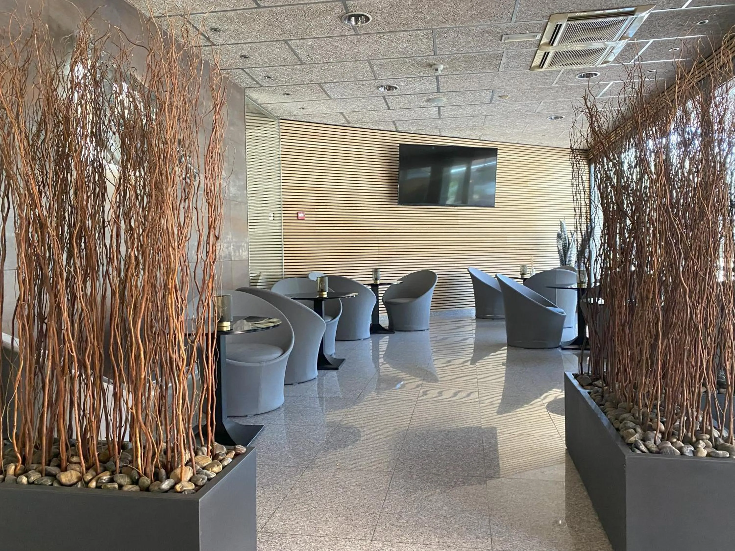 Lobby or reception in Hotel Palau de Girona