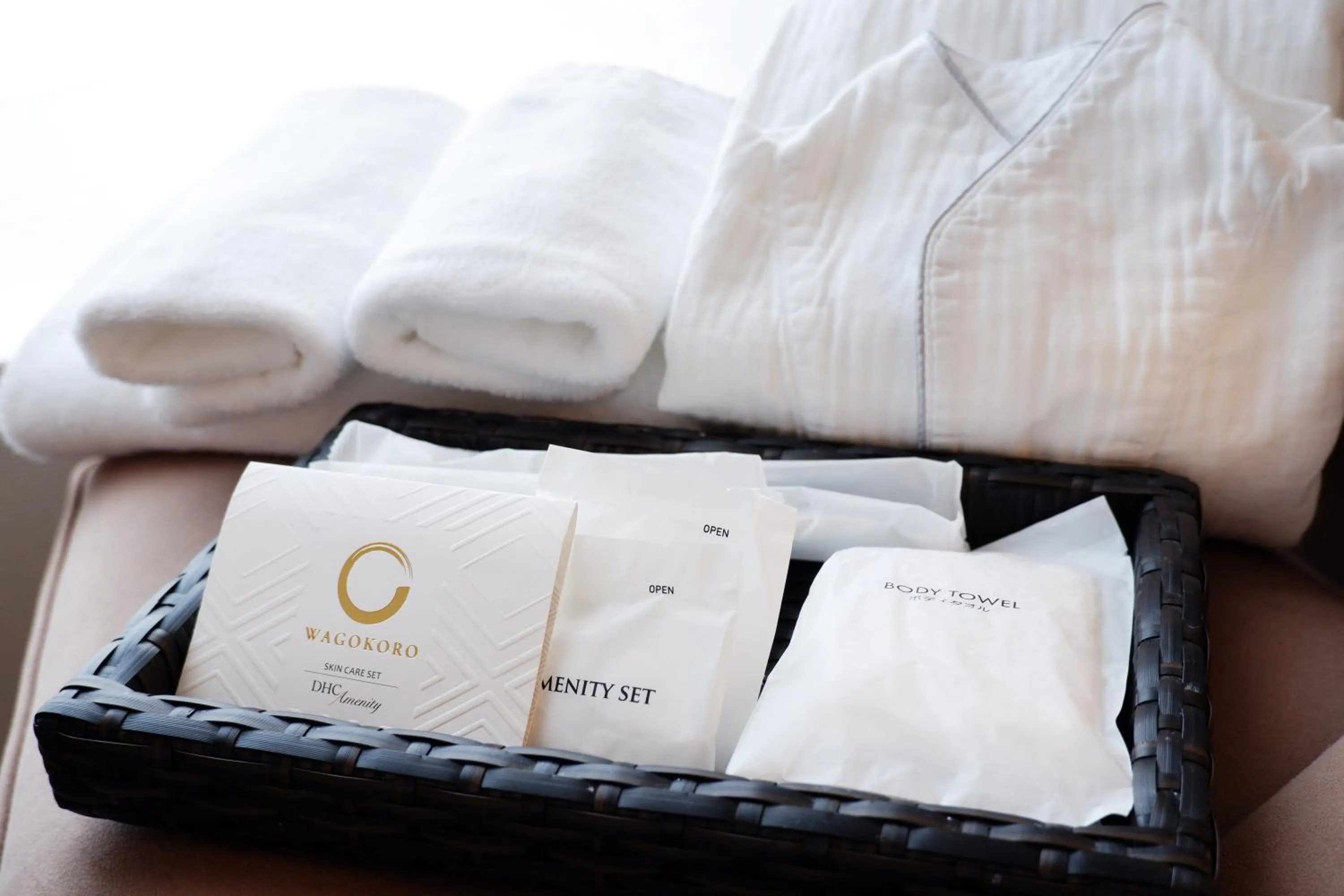 towels, Bed in THE GENERAL KYOTO Bukkouji Shinmachi