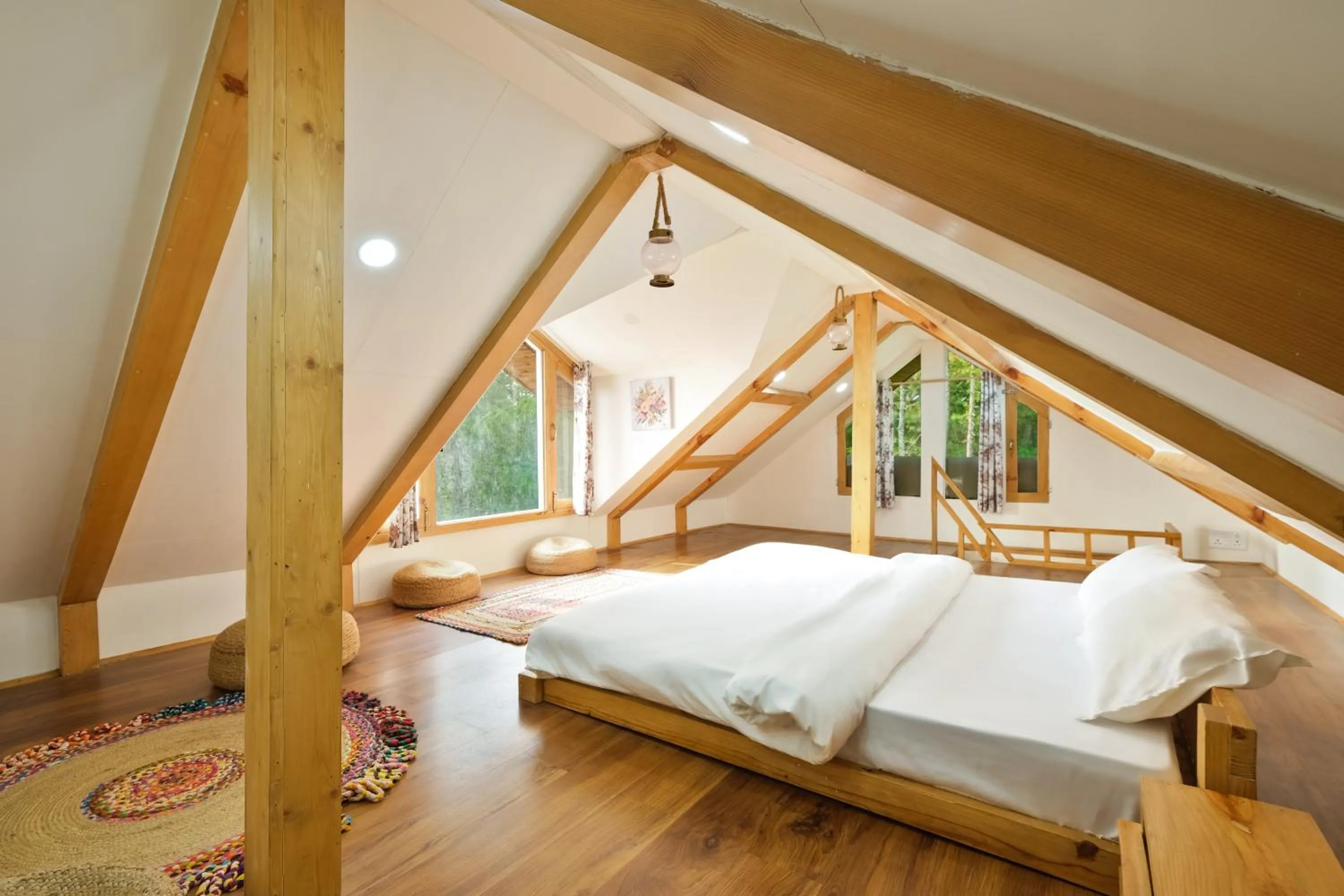 Bed in Jomotel Dayaar - An Apple Orchard Villa