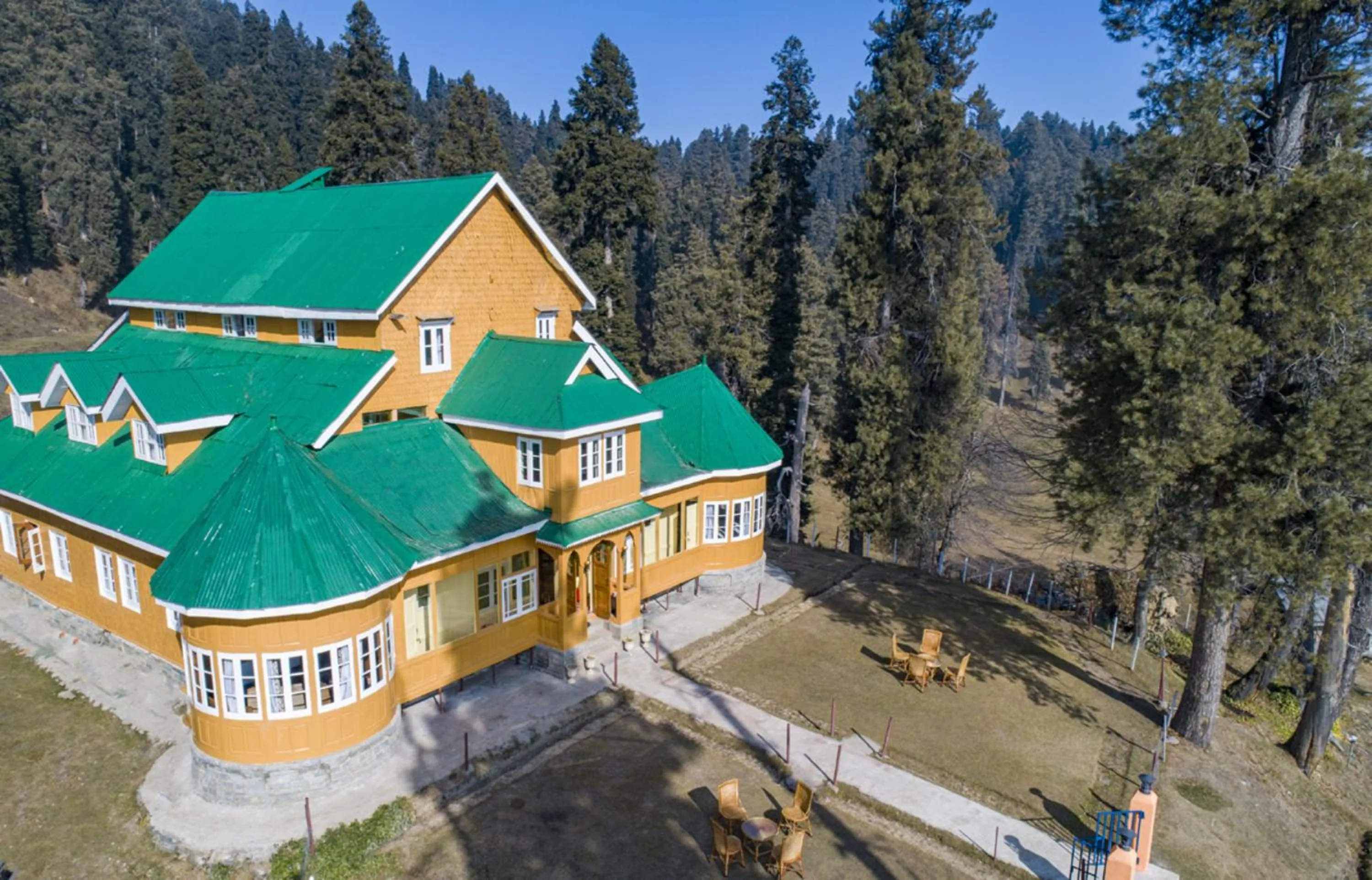 Property building in Gulmarg Ski Hill Resort