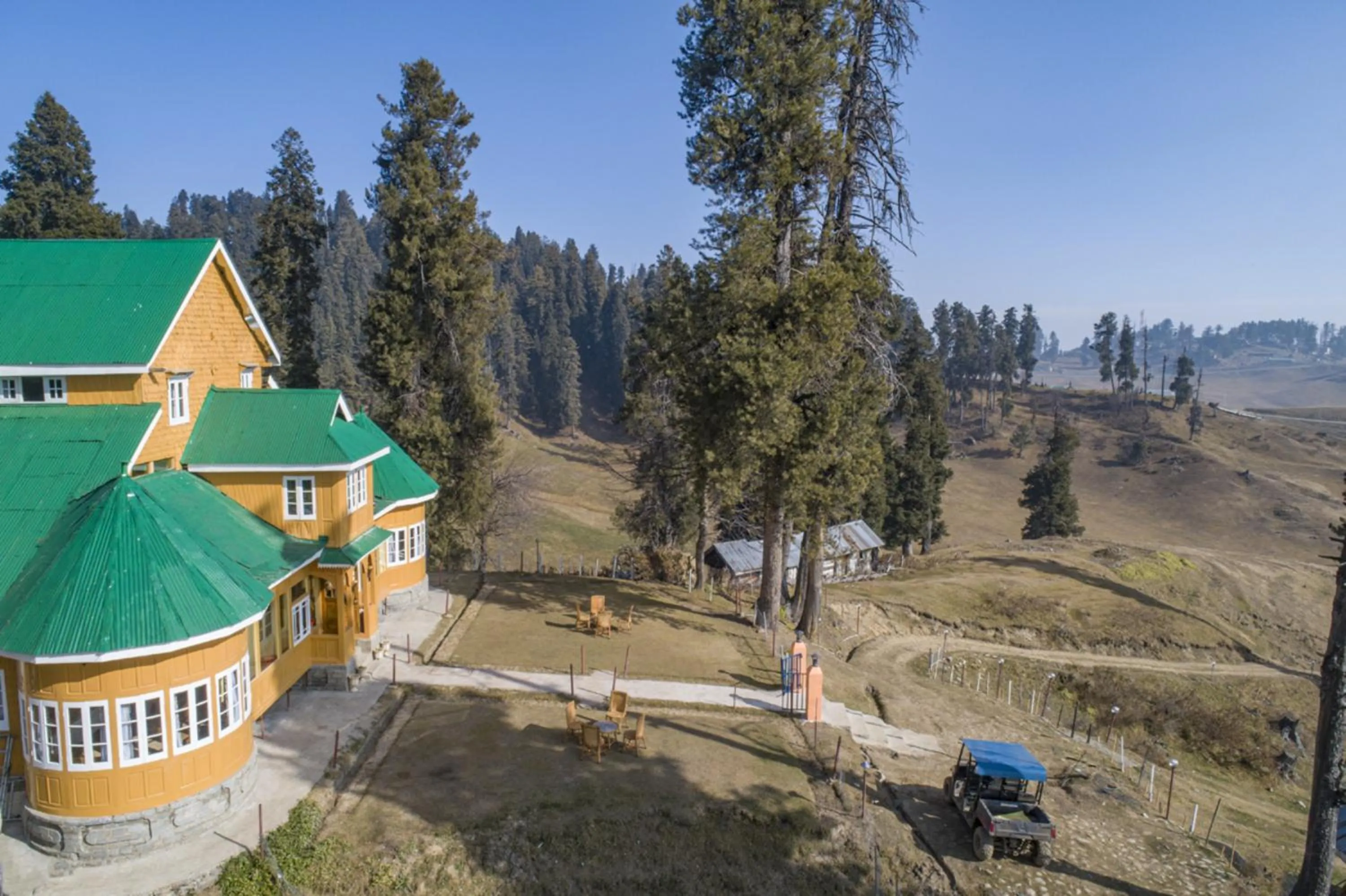 Property building in Gulmarg Ski Hill Resort