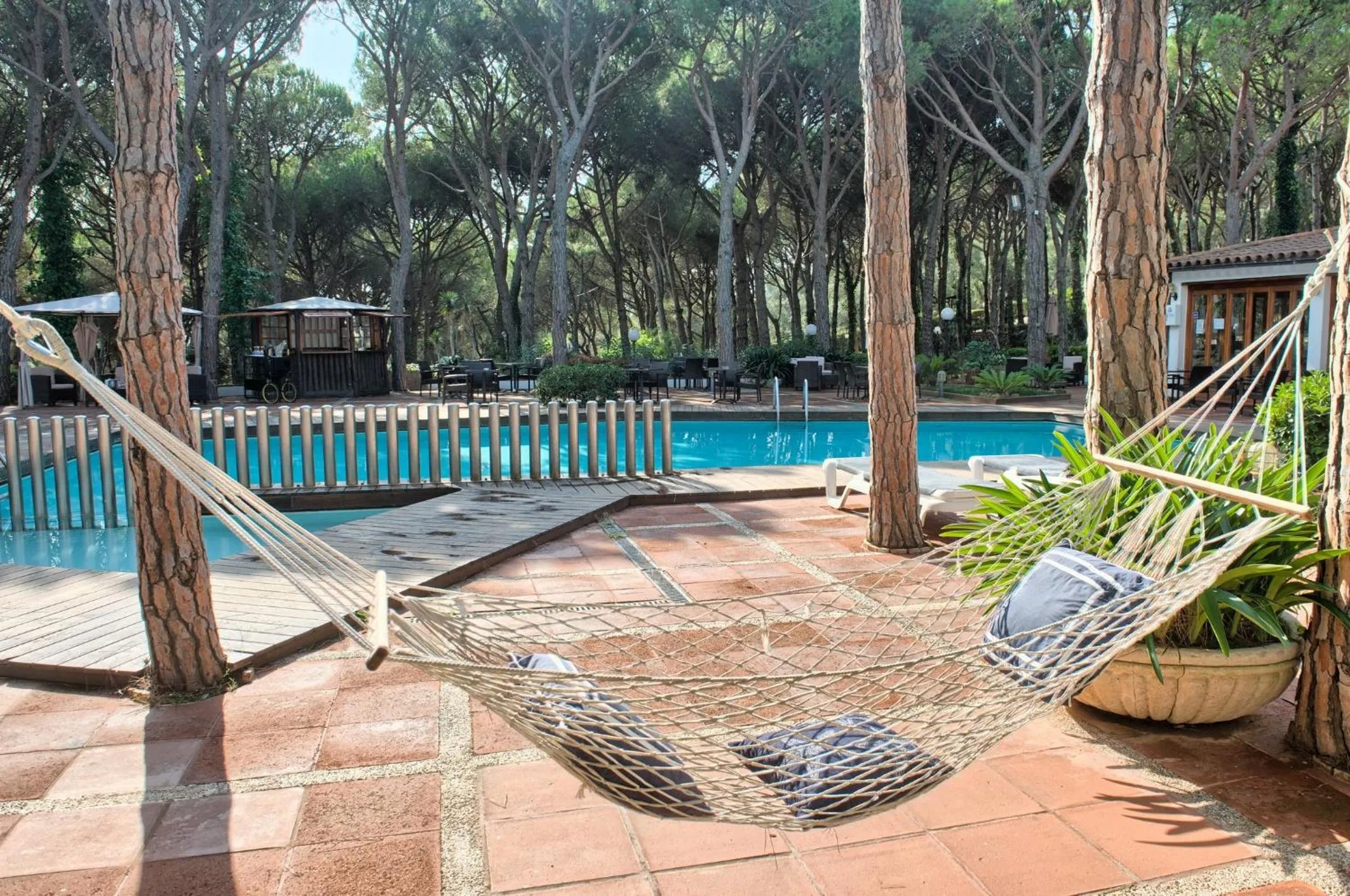 Patio in Hotel Garbi