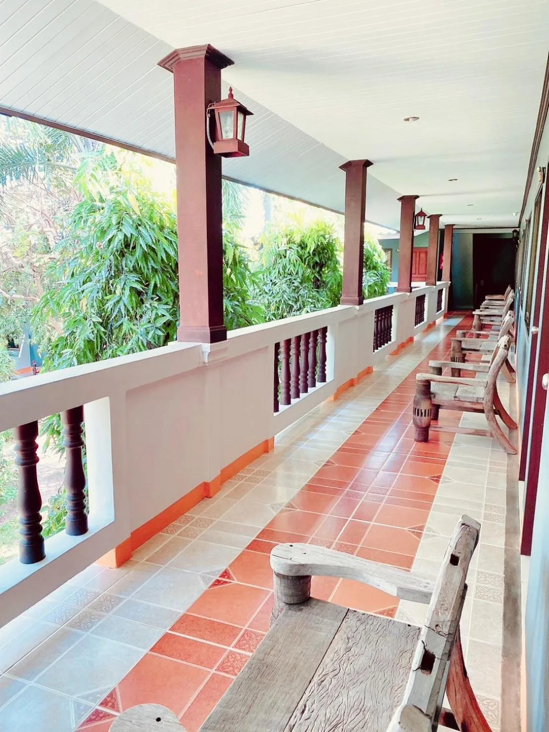 Balcony/Terrace in Baan Karnjana Hotel Samui