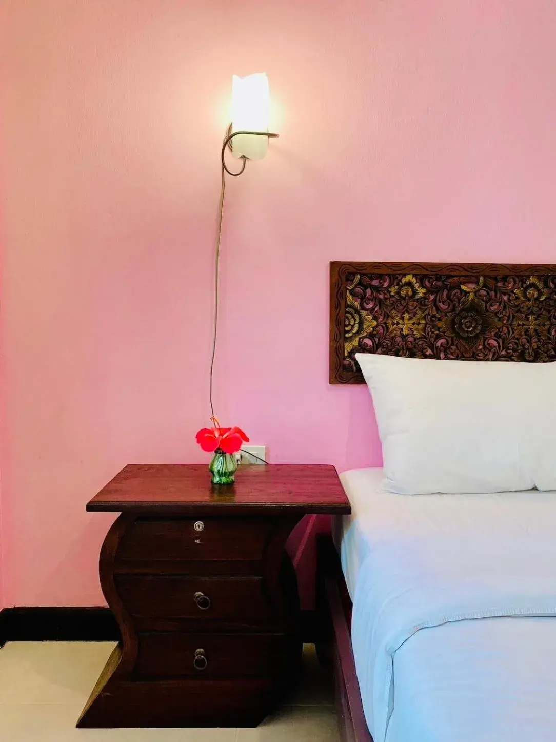 Bed in Baan Karnjana Hotel Samui Bed in Baan Karnjana Hotel Samui