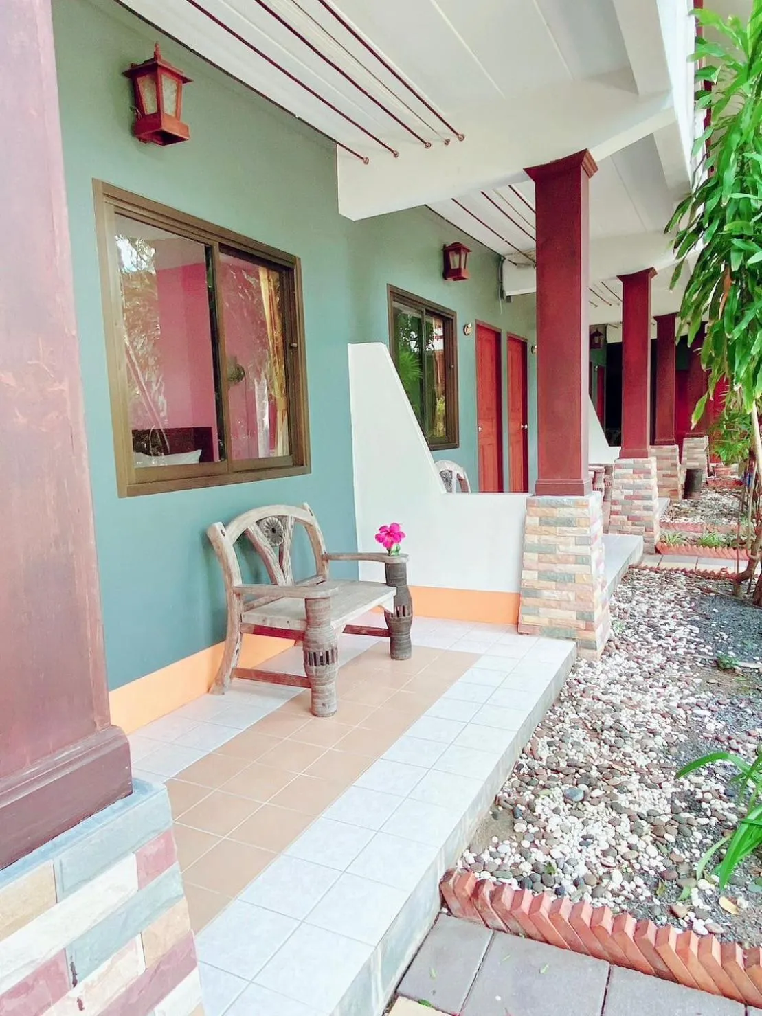 Property building in Baan Karnjana Hotel Samui