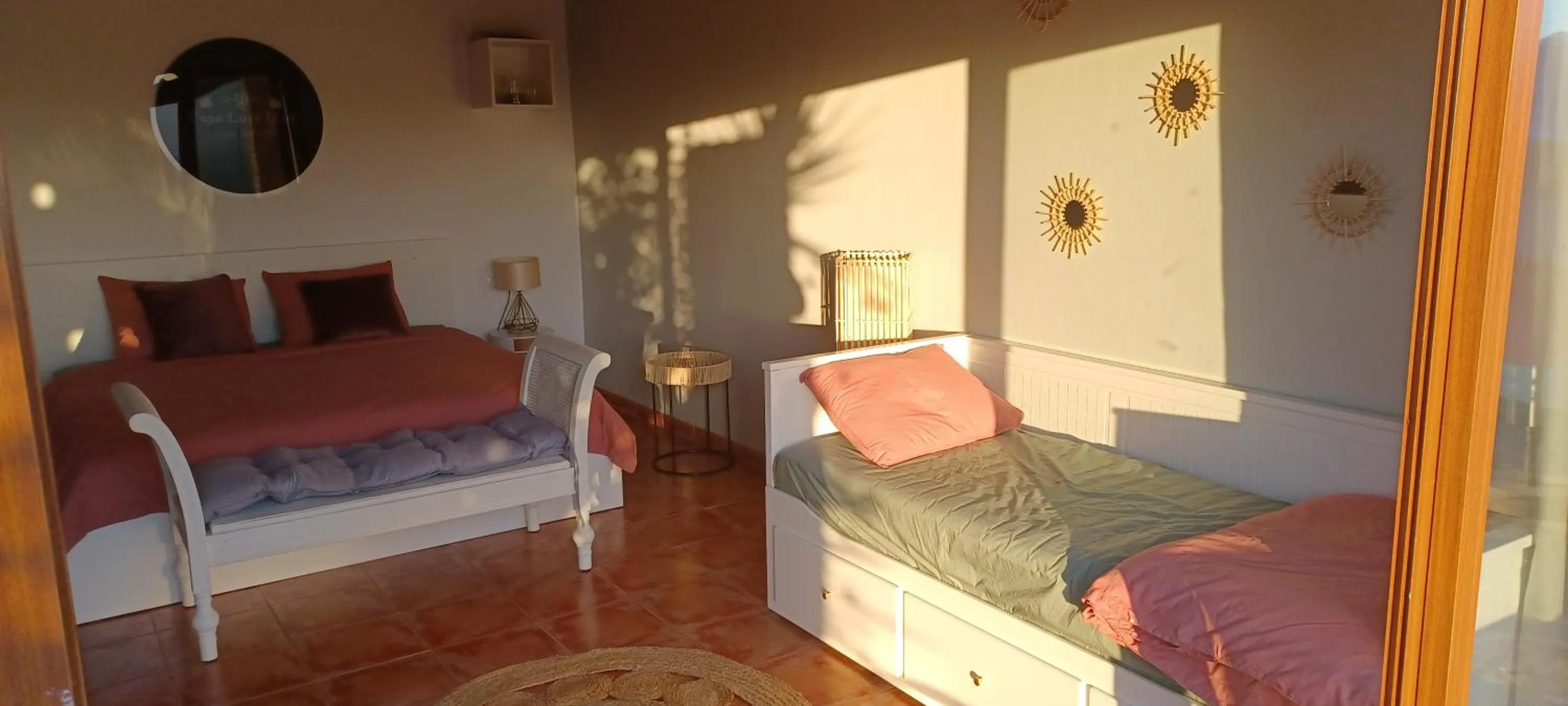 Bed, Seating Area in B&B Casa Loré D'or
