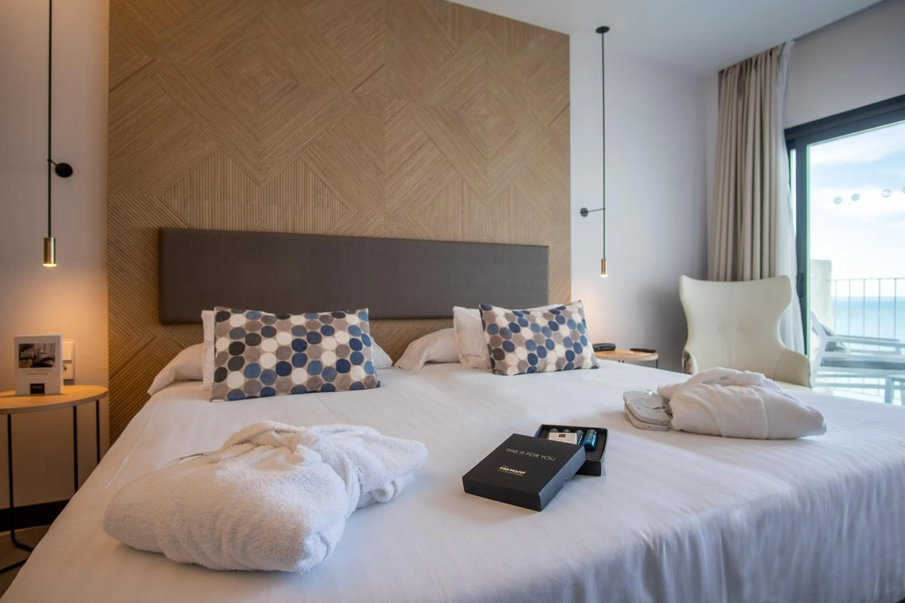 Bed in Hotel Cap Negret