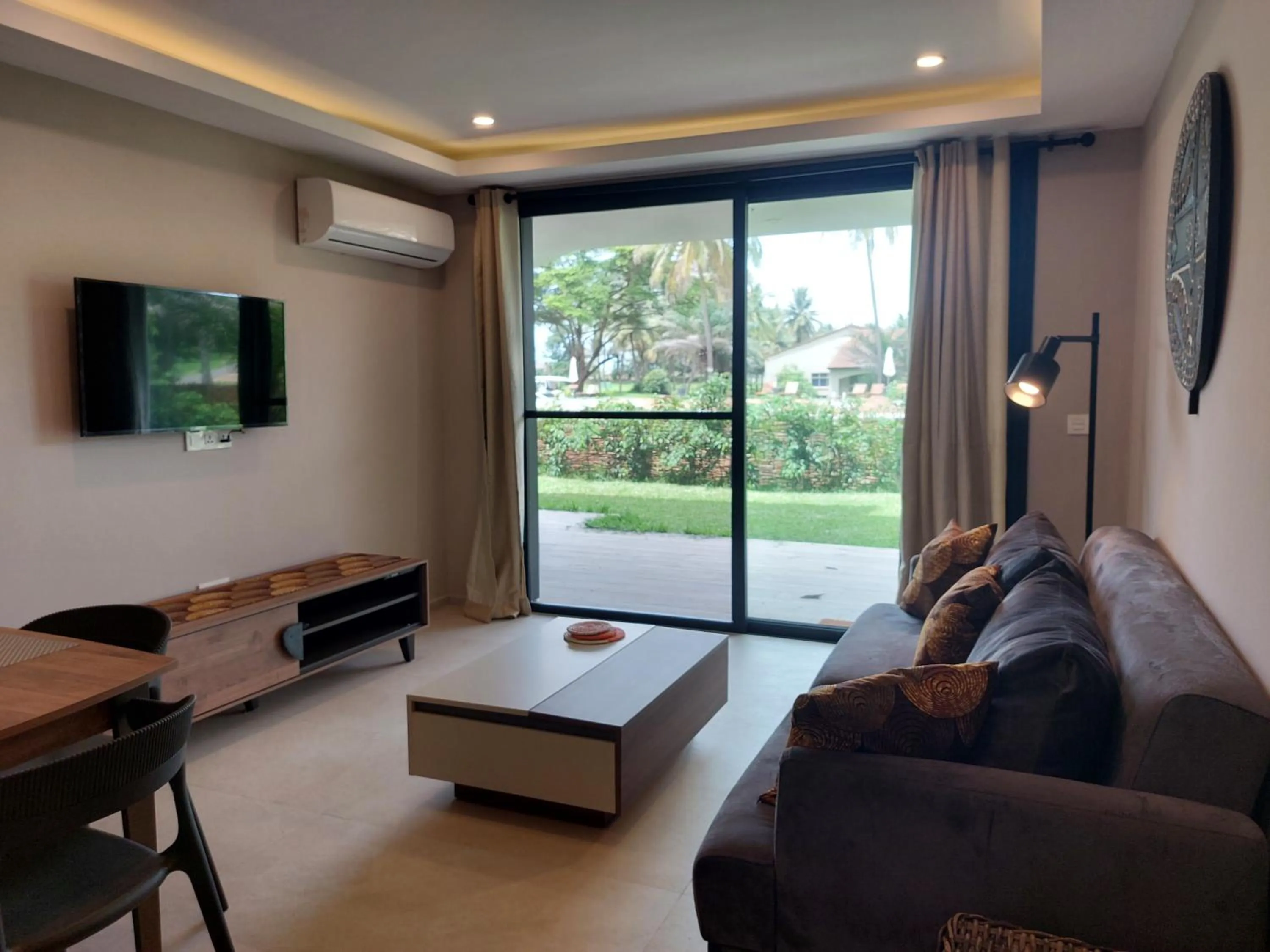 Seating area in Kololi Sands Apartments