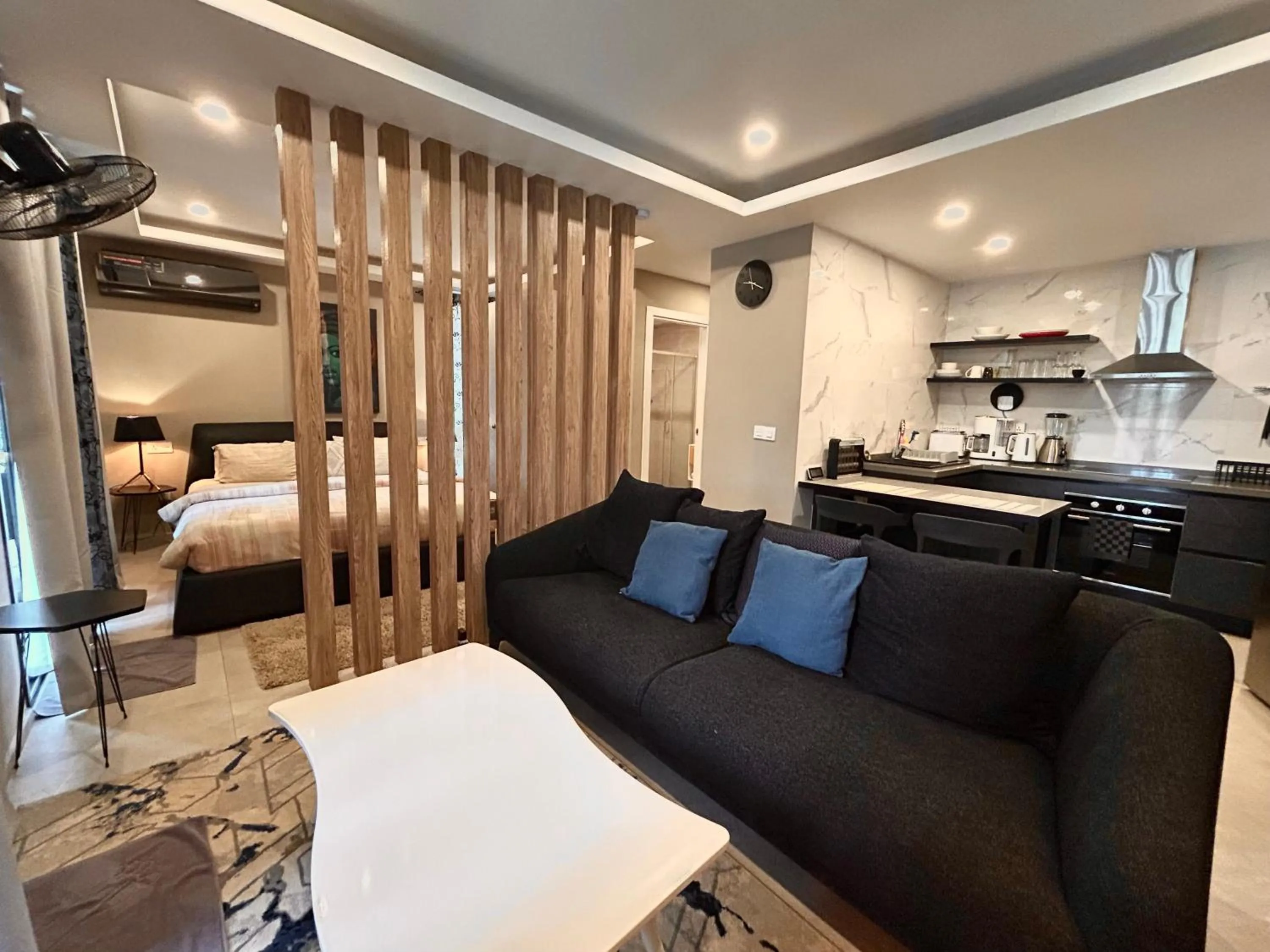 Living room, Bed in Kololi Sands Apartments