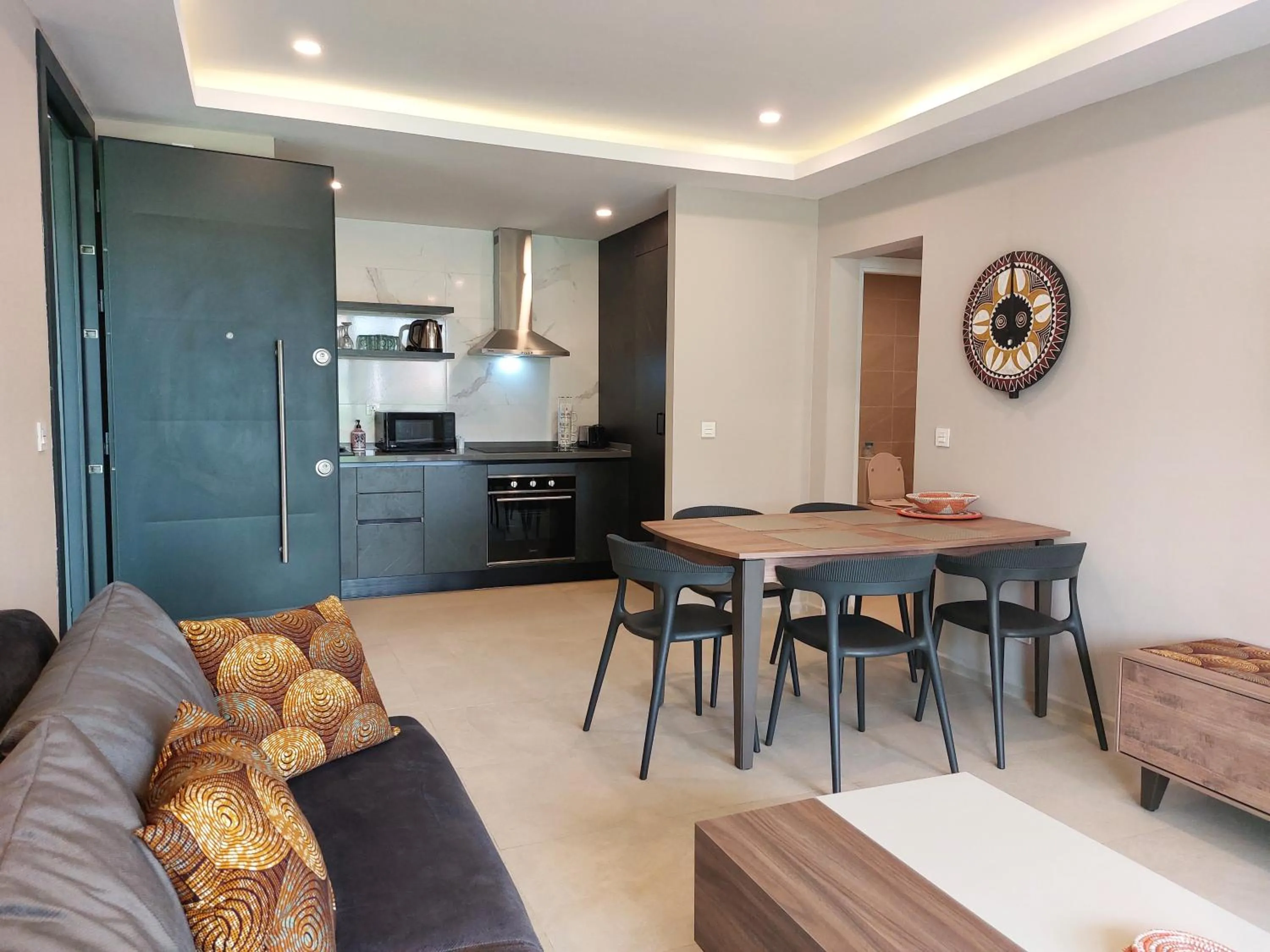 Kitchen or kitchenette in Kololi Sands Apartments