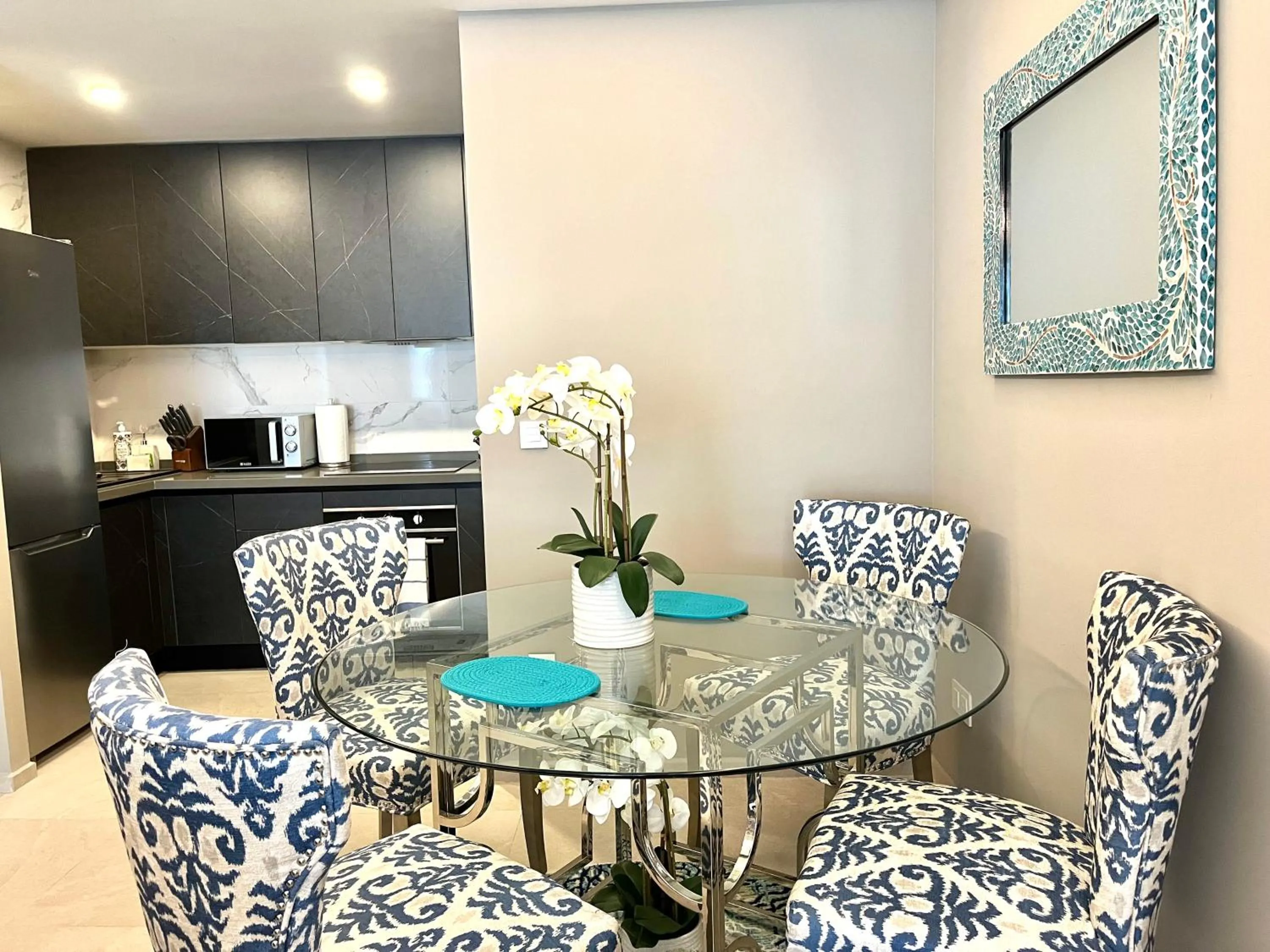 Kitchen or kitchenette in Kololi Sands Apartments