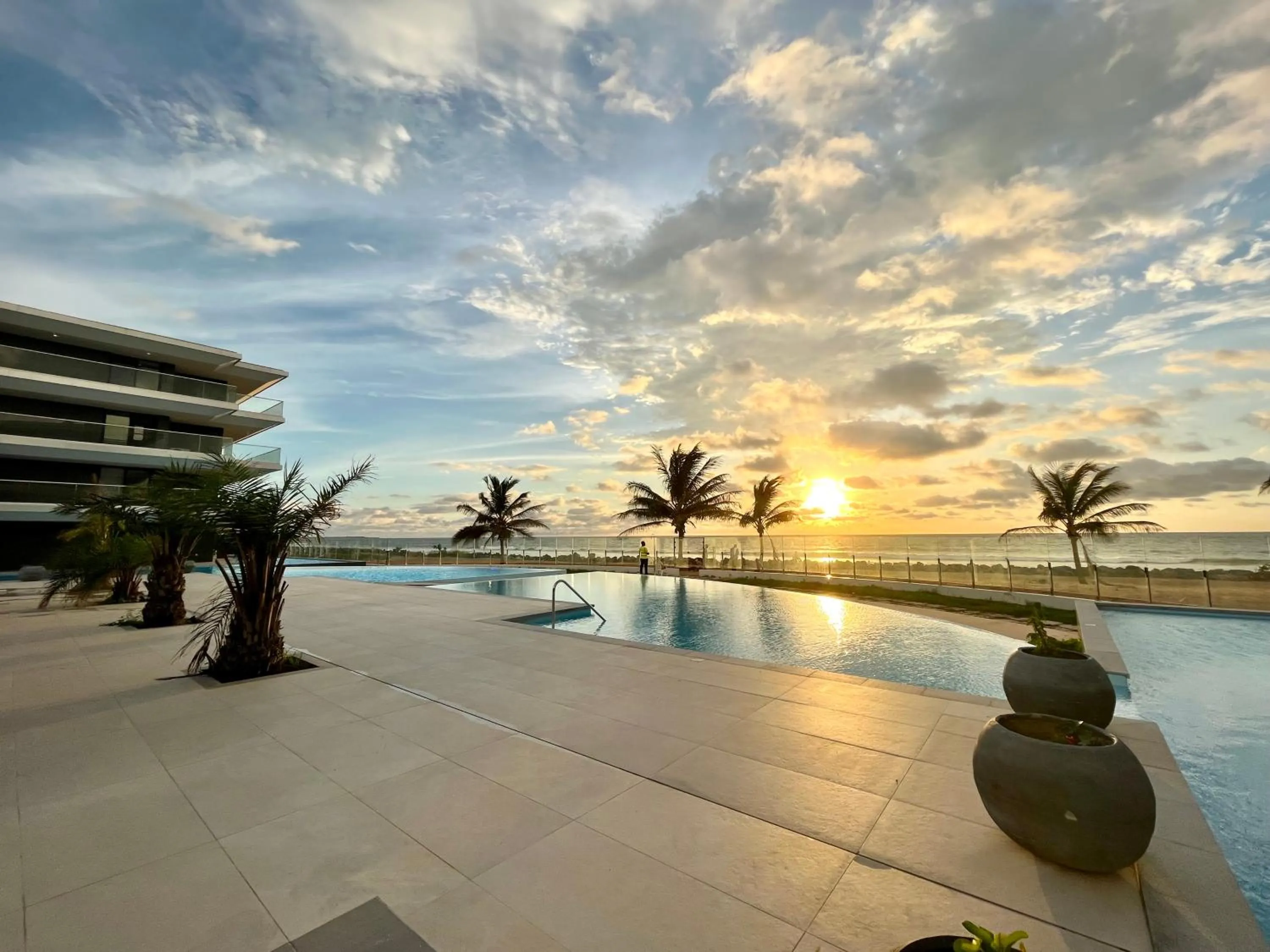Swimming pool in Kololi Sands Apartments