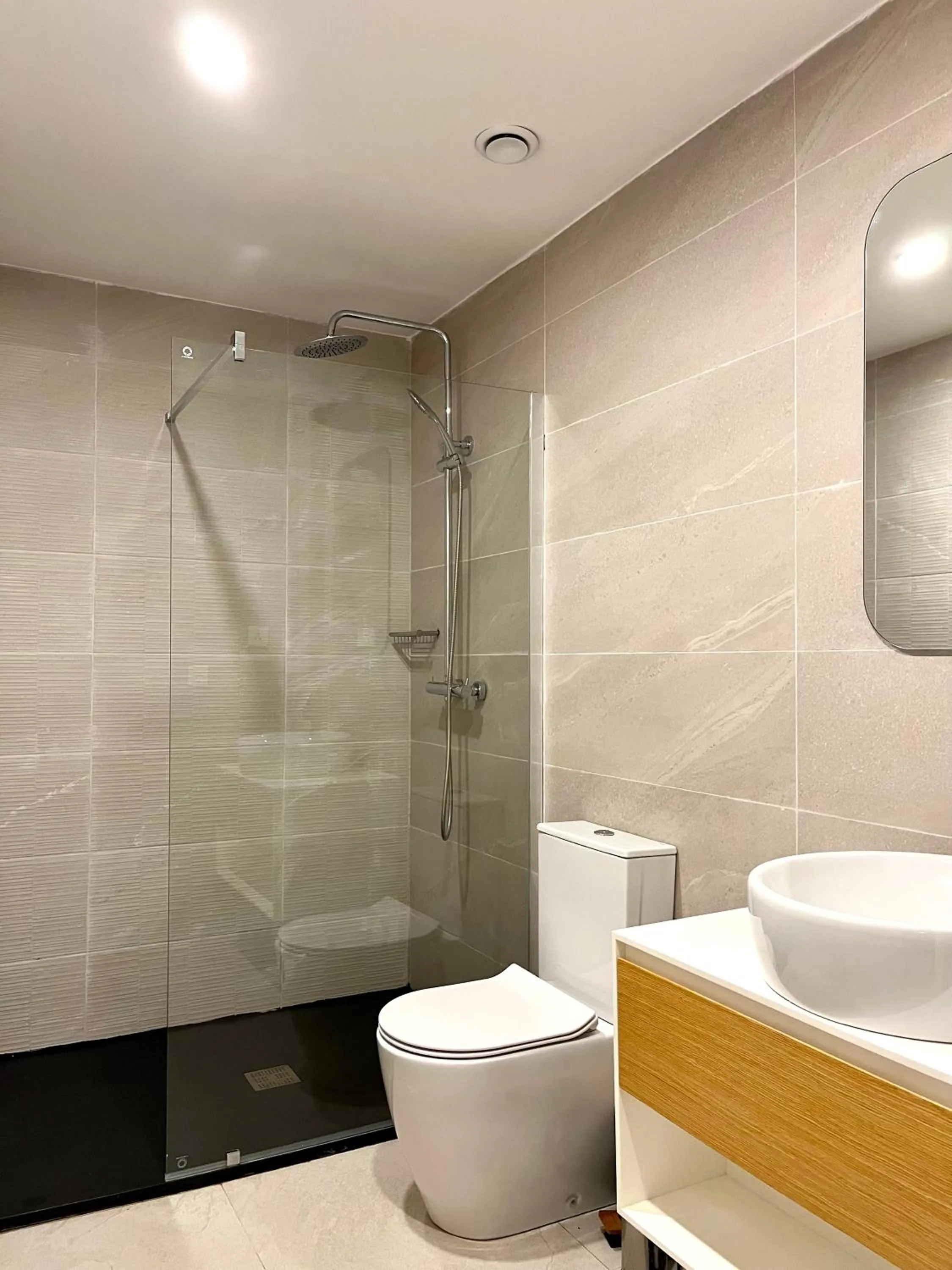 Shower in Kololi Sands Apartments