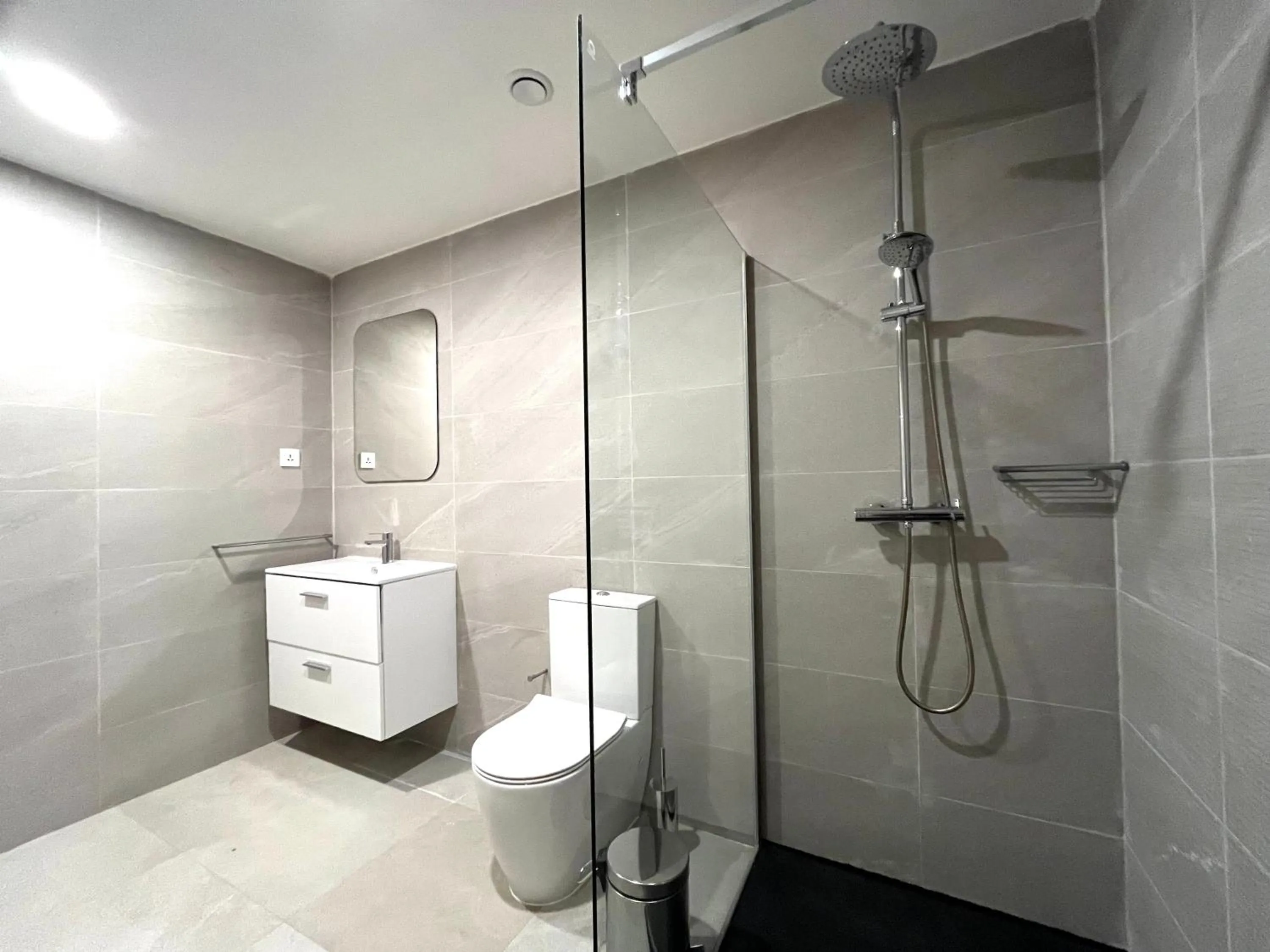 Shower in Kololi Sands Apartments