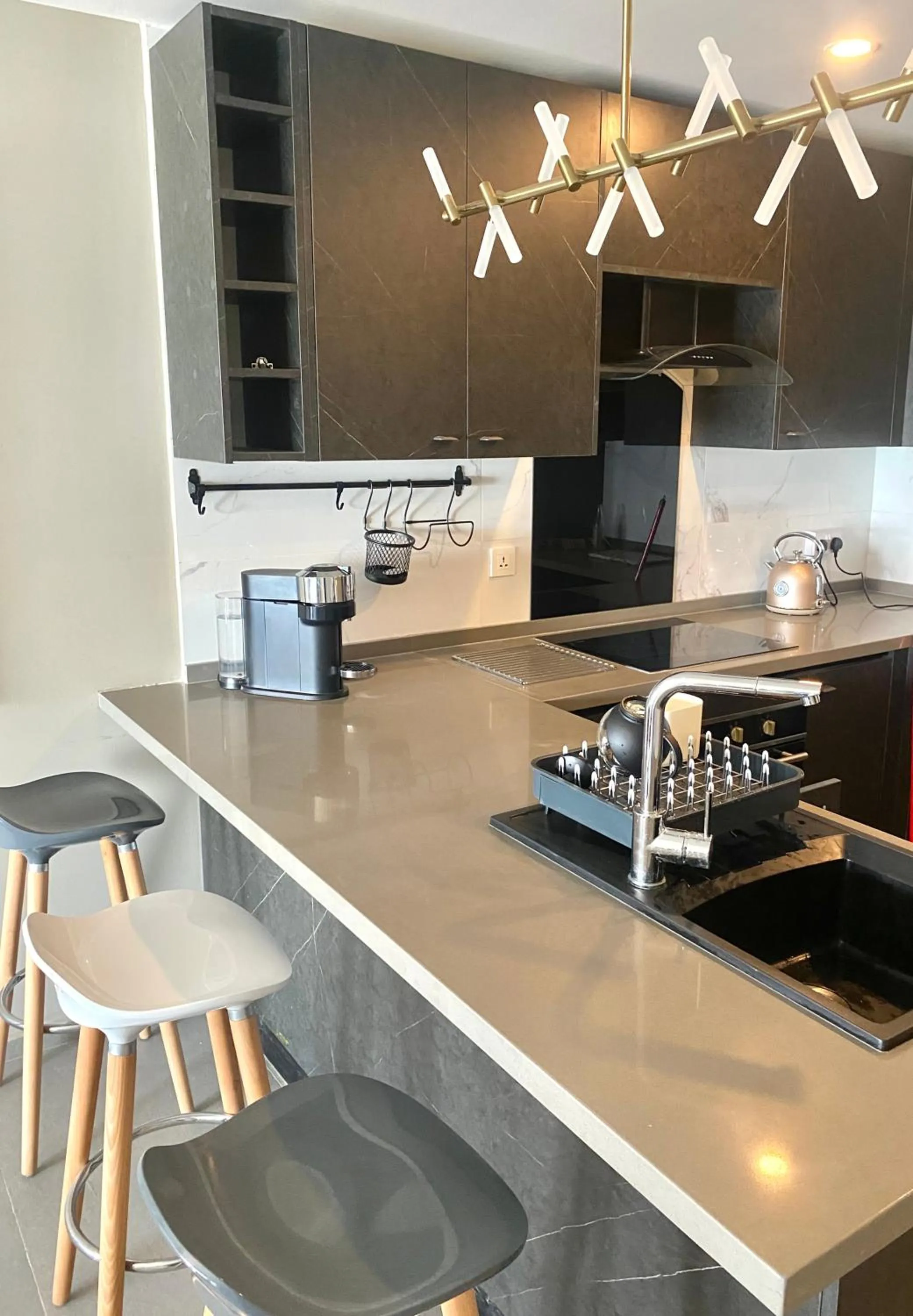 Kitchen or kitchenette in Kololi Sands Apartments