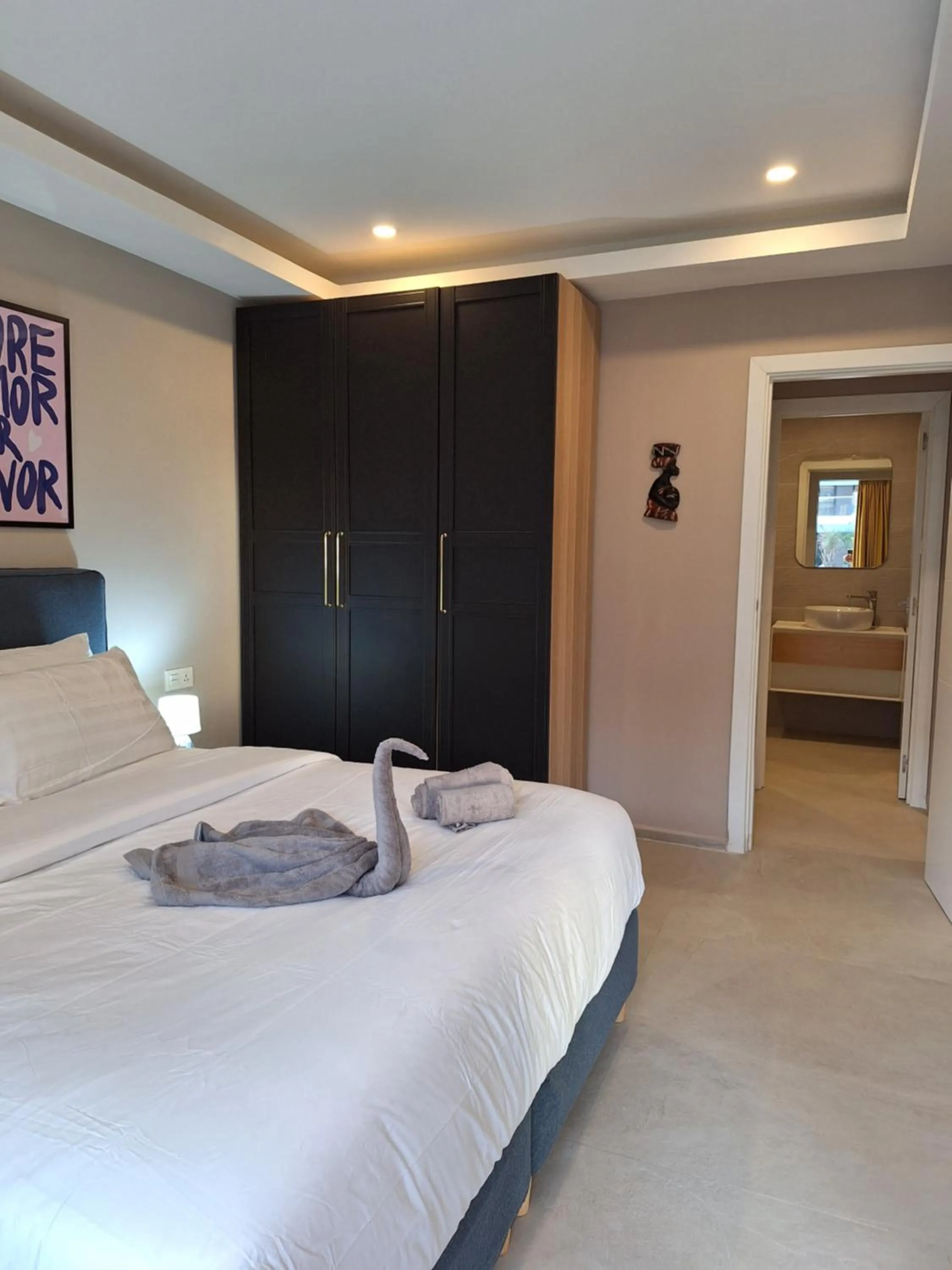 Bed in Kololi Sands Apartments