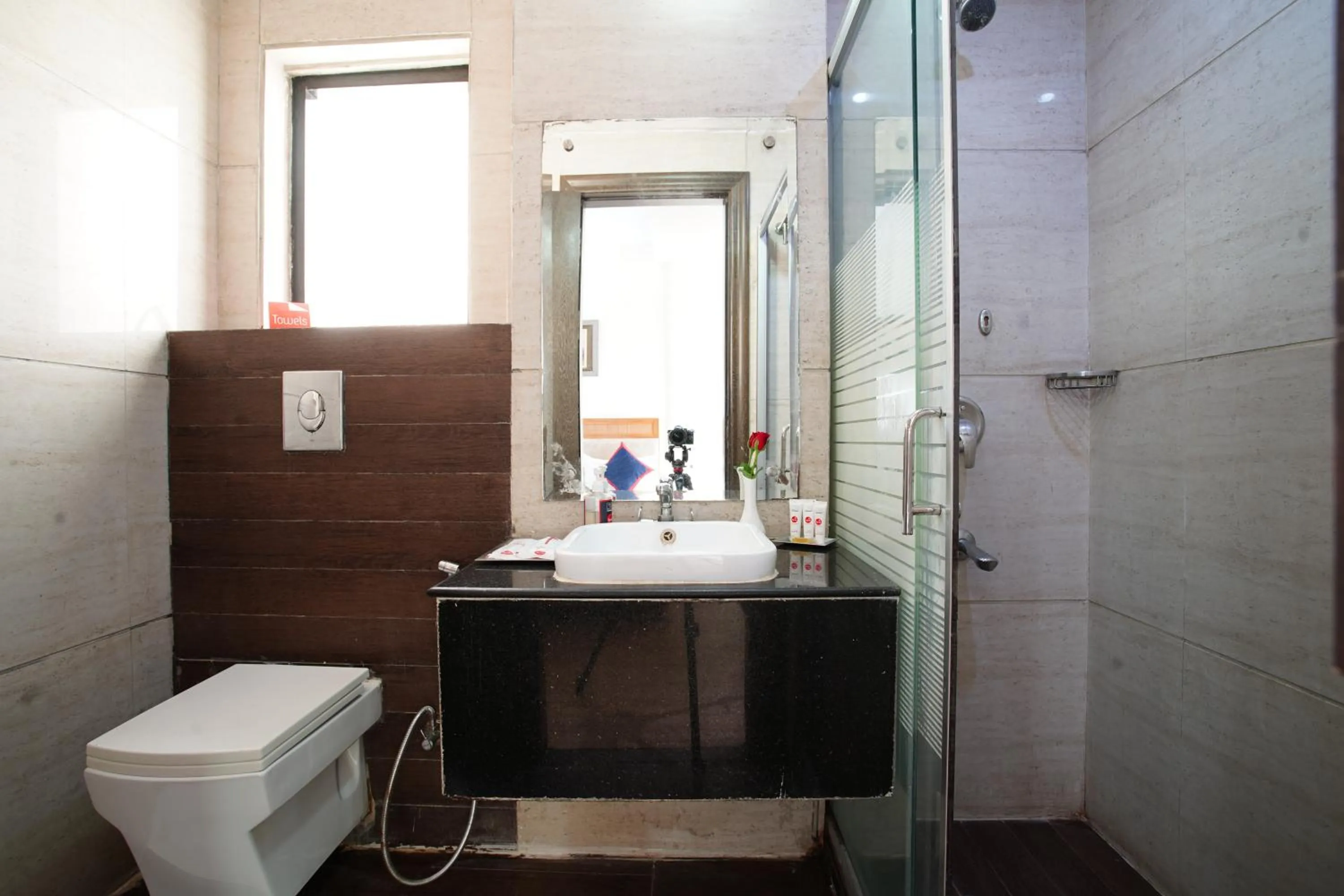 Bathroom in Zip By Spree Hotels Delhi Greater Kailash