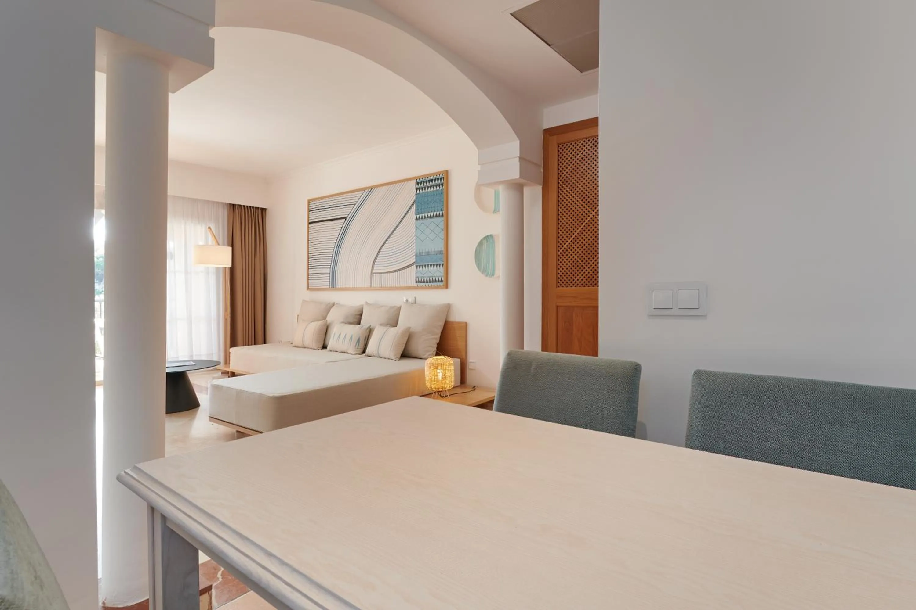 Dining area, Bed in Grupotel Gran Vista & Spa