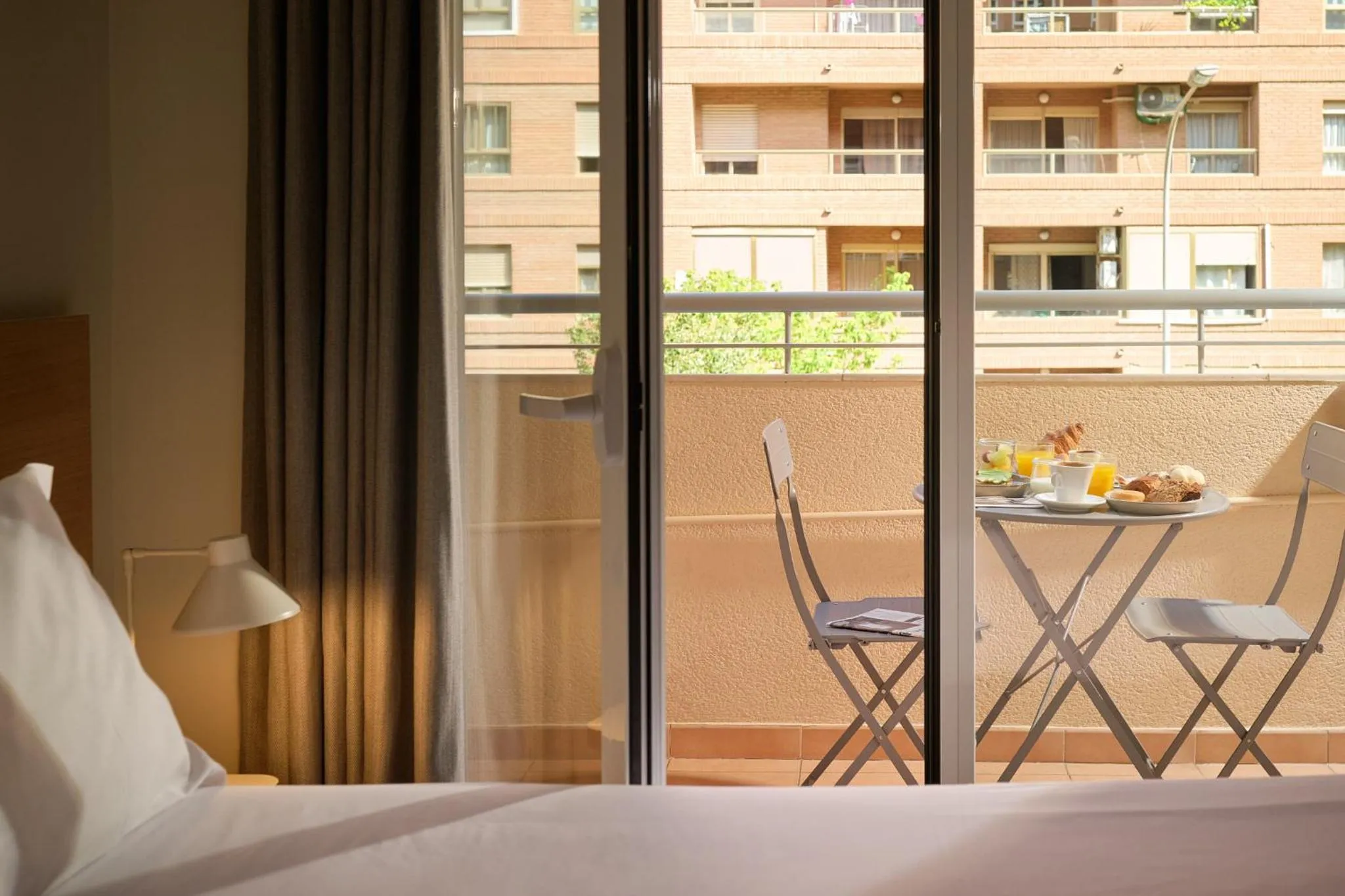 Balcony/Terrace, Bed in Rooms Ciencias