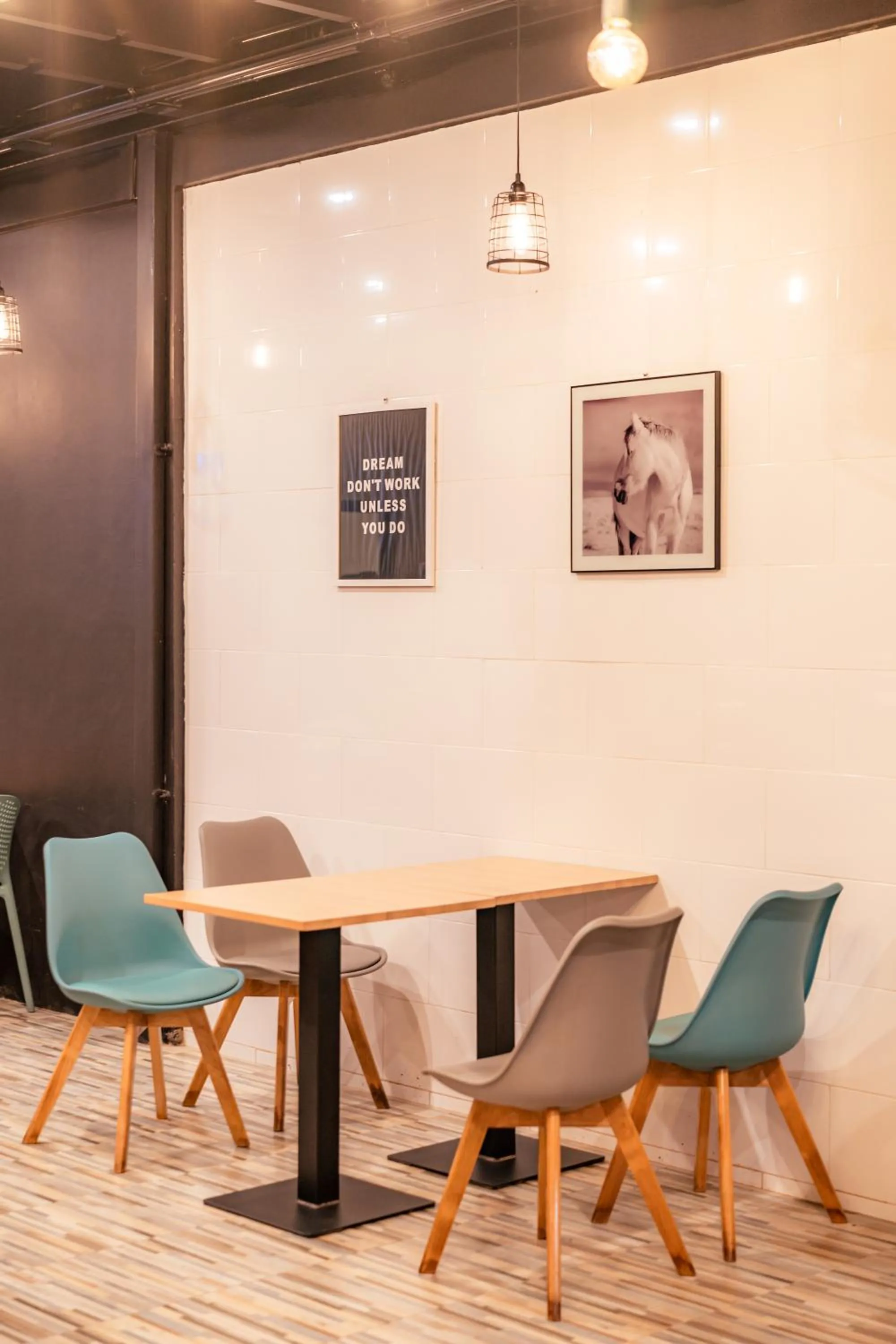 Seating area in The Dorm Hostel