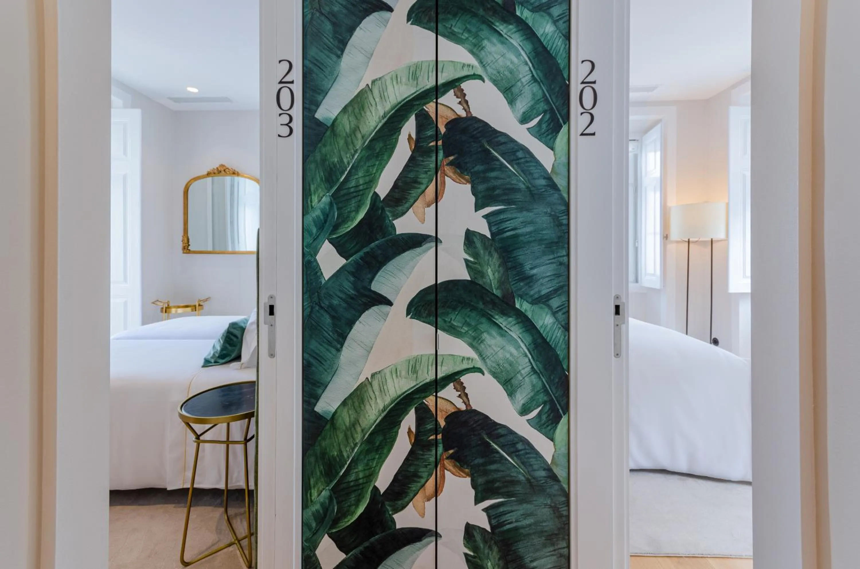 Decorative detail, Bed in BCascais Boutique House by APT IIN Cascais Center