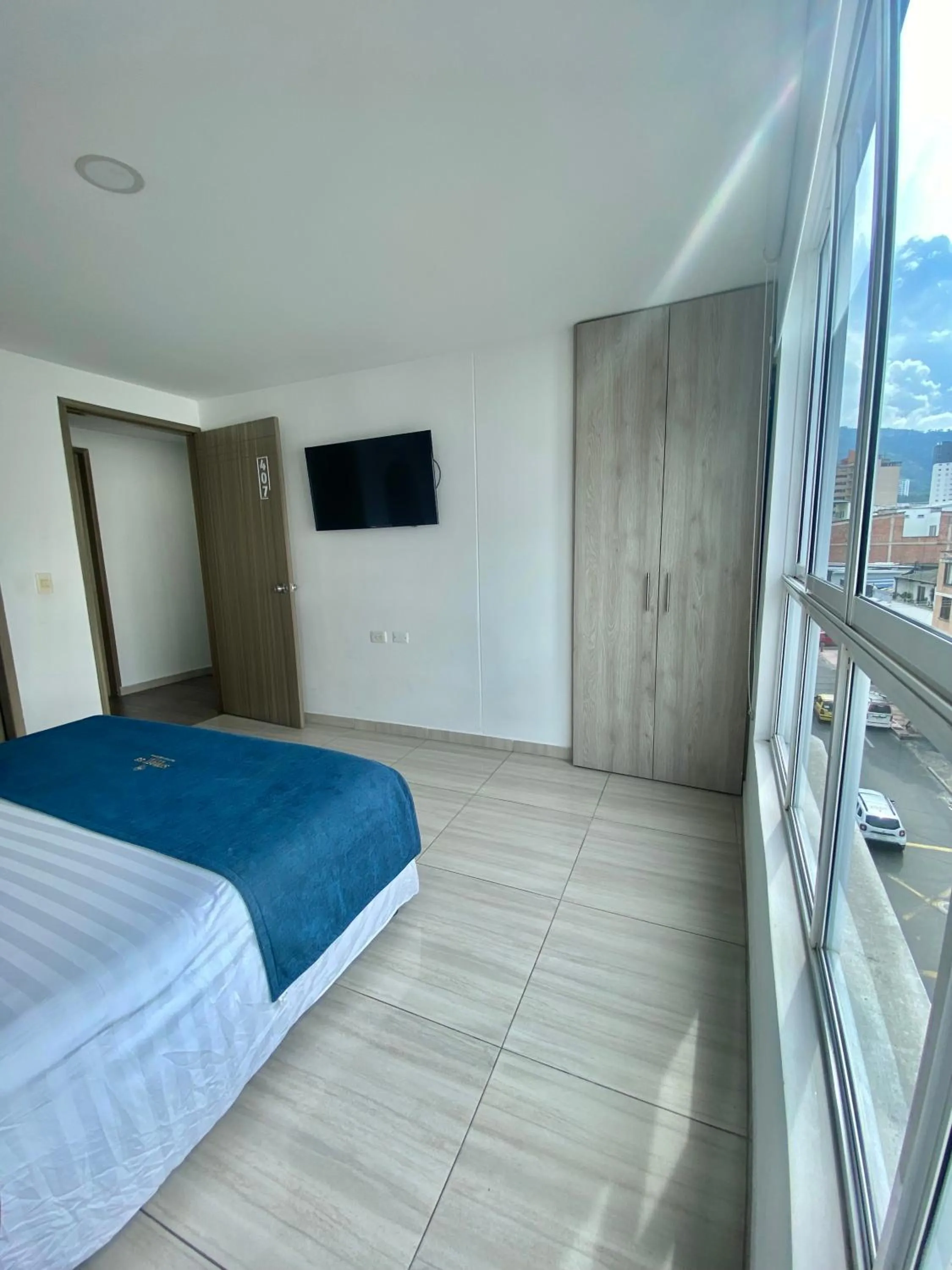 Bed in Street 55 Hotel