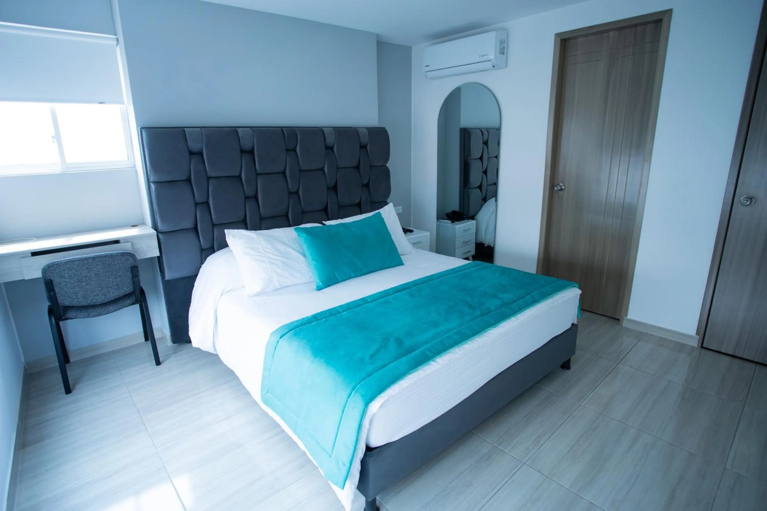 Bed in Street 55 Hotel