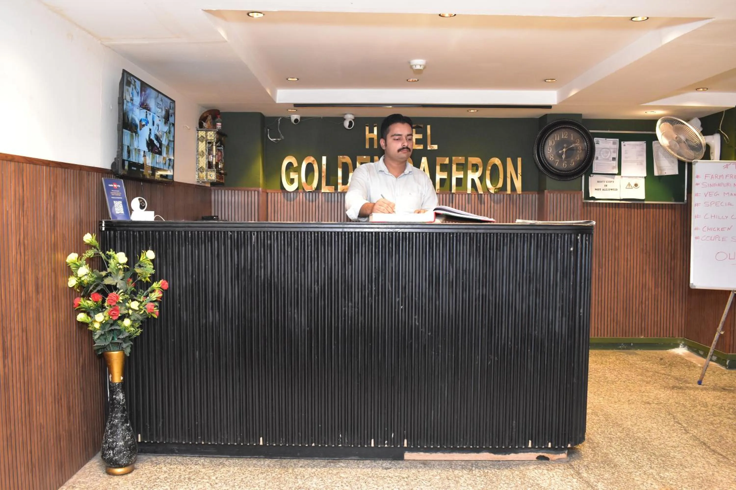 Property logo or sign in Qotel Comfort Golden Saffron Punjabi Bagh New Delhi