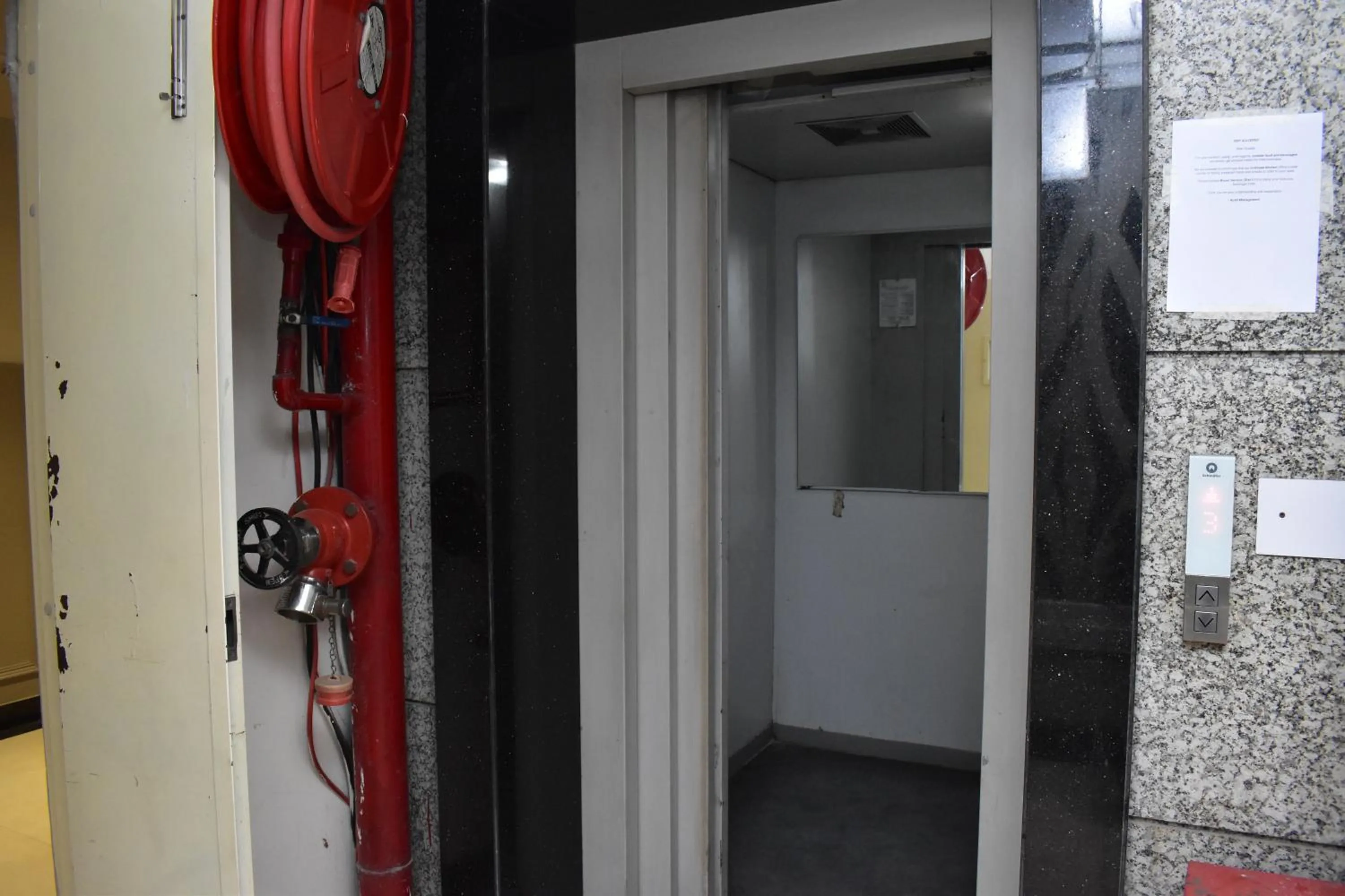 elevator in Qotel Comfort Golden Saffron Punjabi Bagh New Delhi