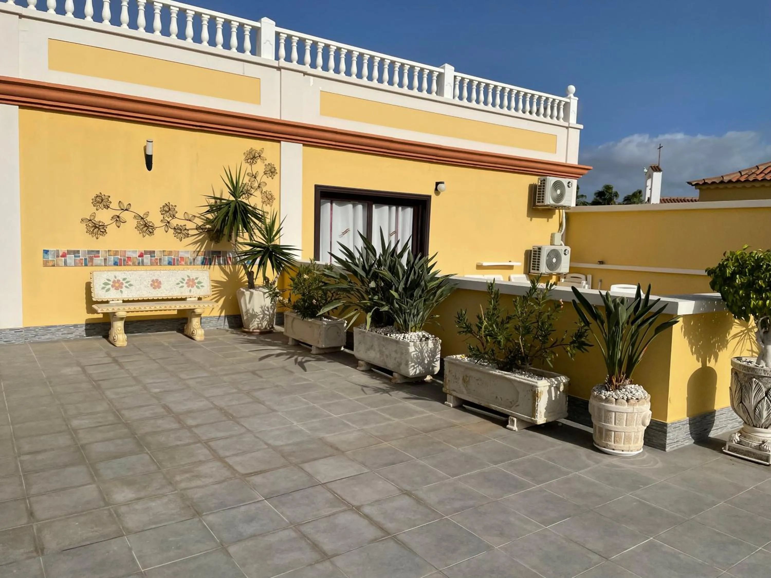 Patio in One bedroom apartment in San Blas, Golf del Sur, Tenerife