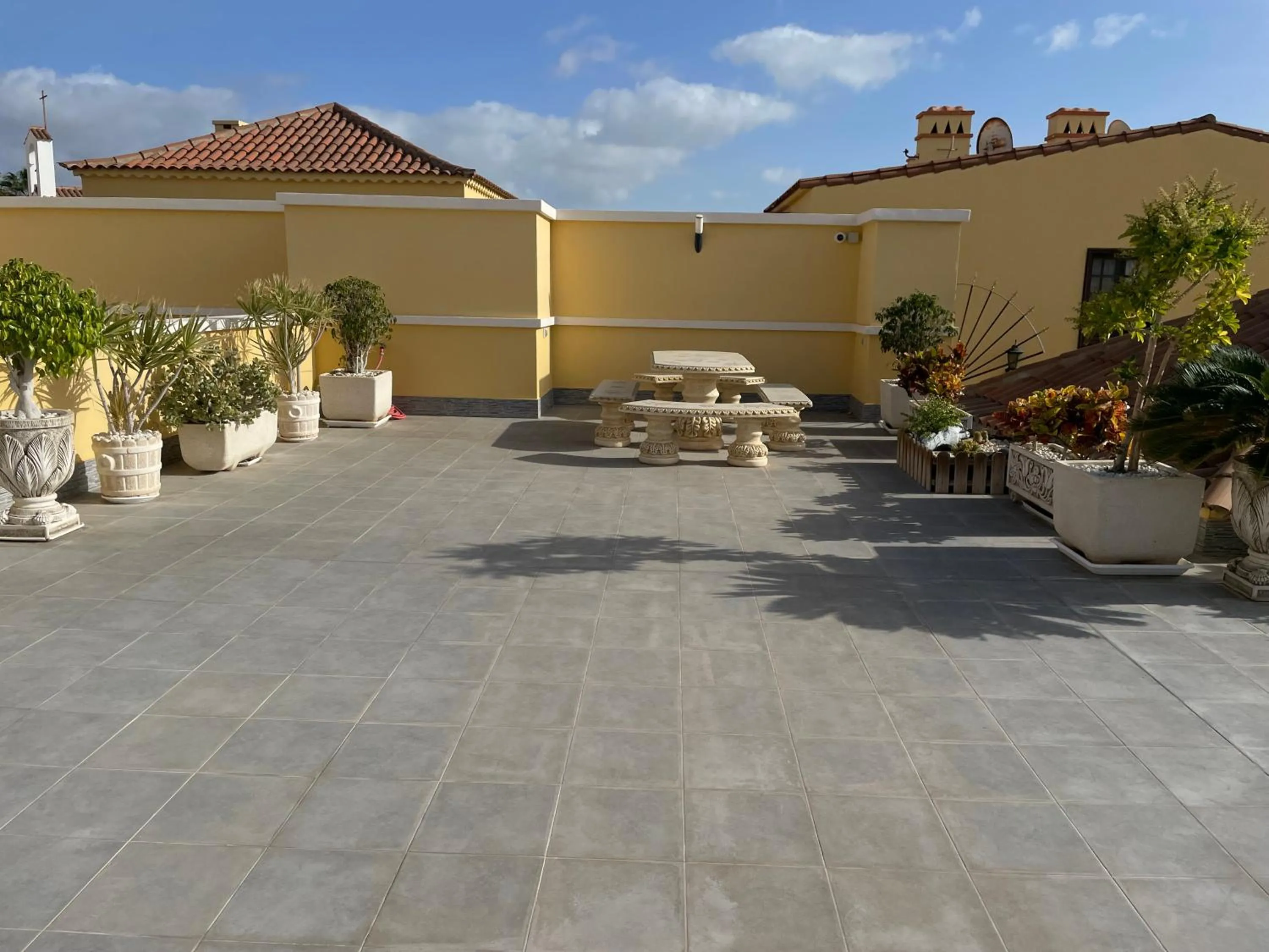 Patio in One bedroom apartment in San Blas, Golf del Sur, Tenerife