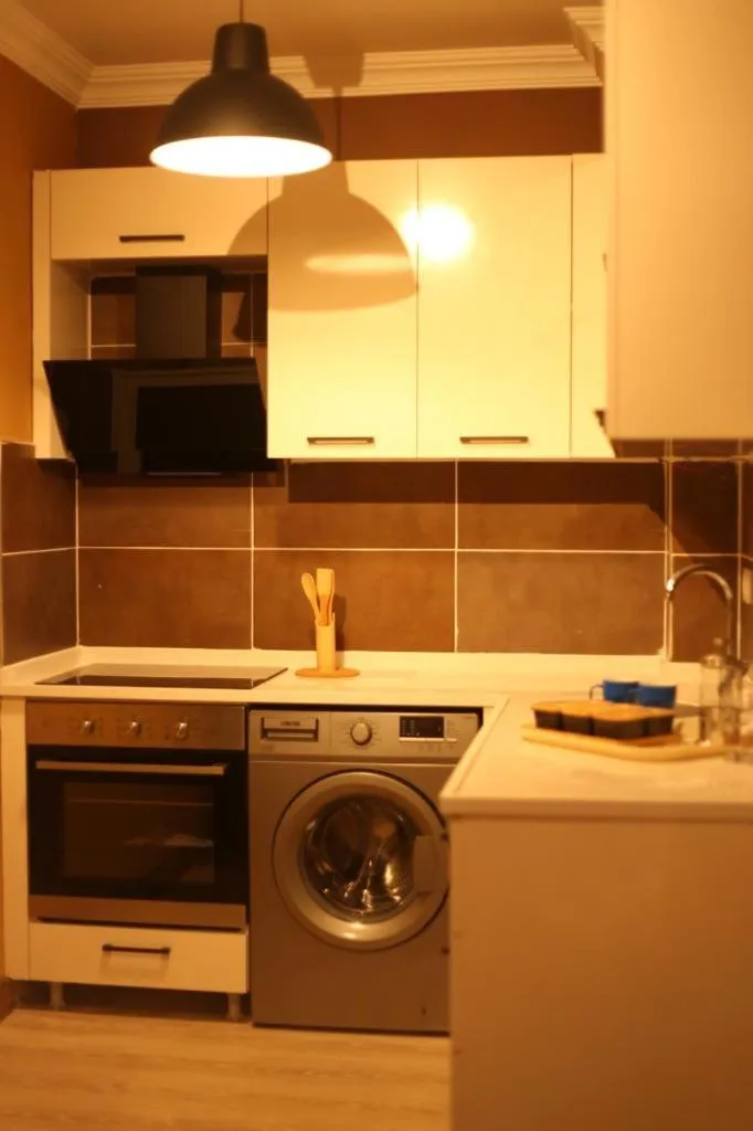 Kitchen or kitchenette in Yücemek Apart